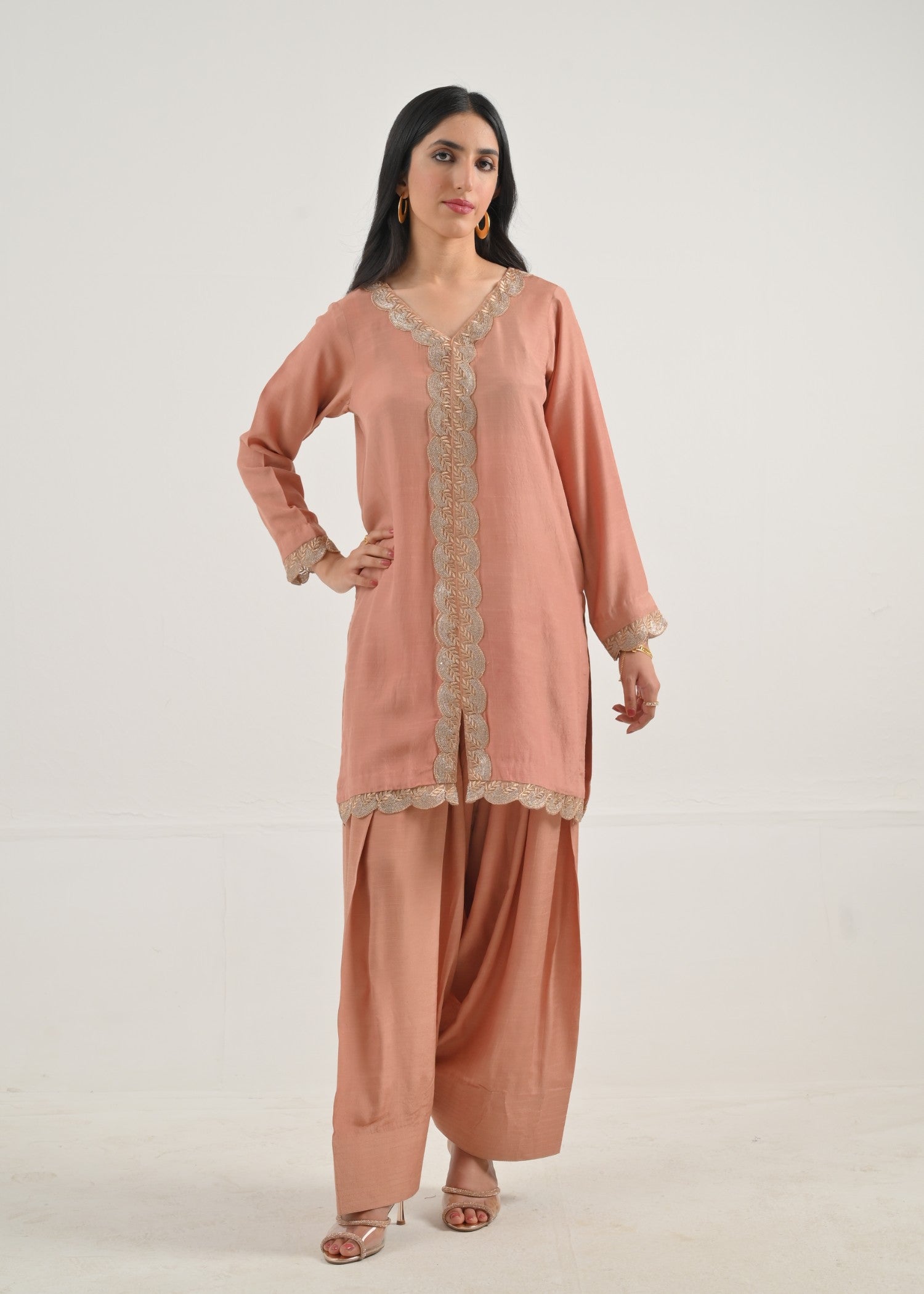 Ray Online Store Tea Pink Farshi Set Women 2pcs