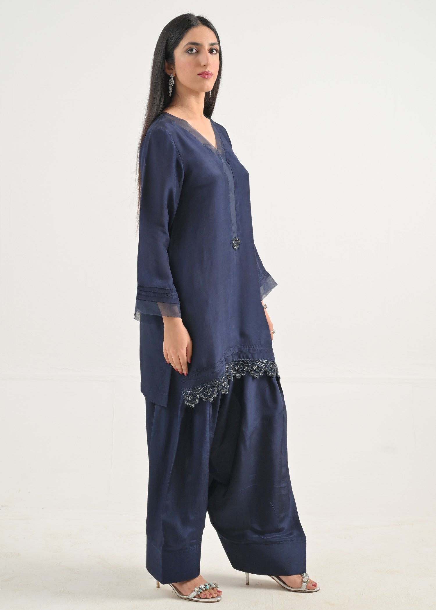 Ray Online Store Navy Blue Farshi Set Women 2pcs