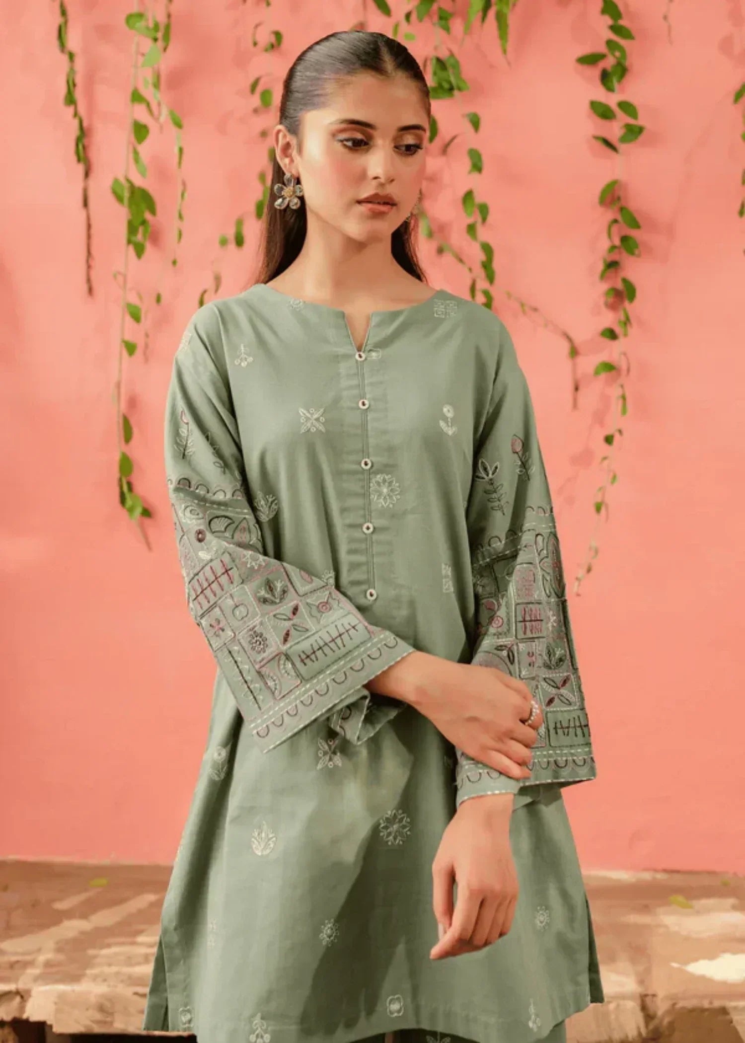 The Turkish Wear JENIFER LAWN KURTA SET Women 2pcs