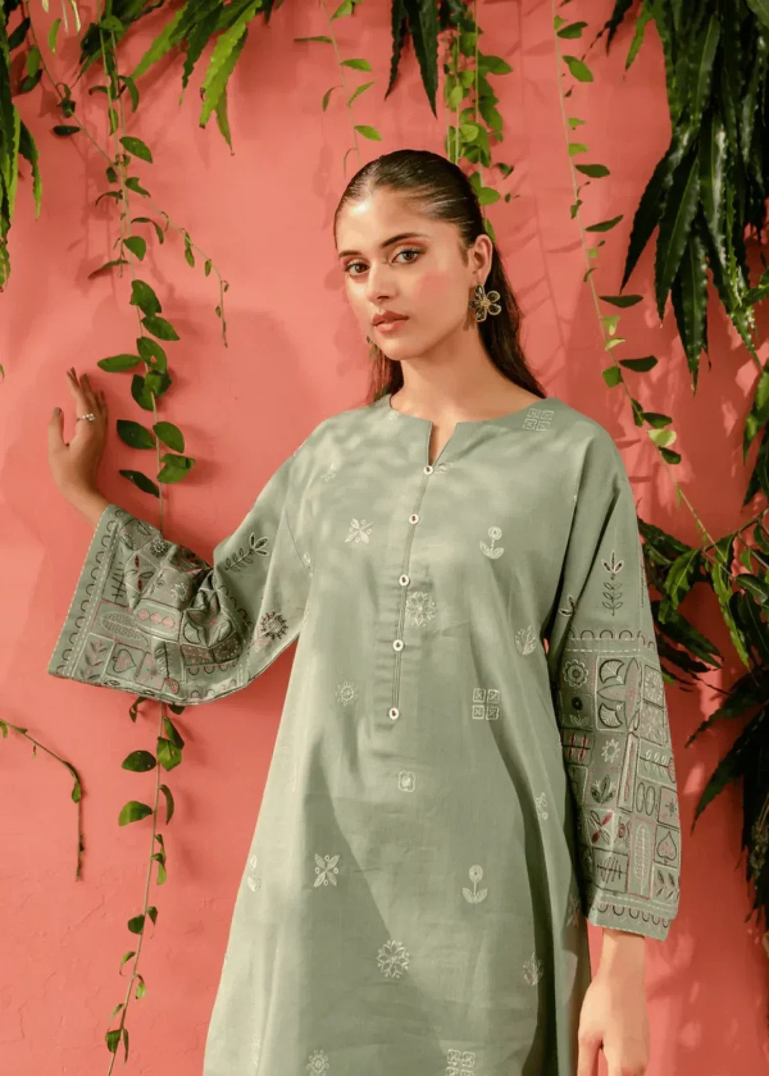 The Turkish Wear JENIFER LAWN KURTA SET Women 2pcs