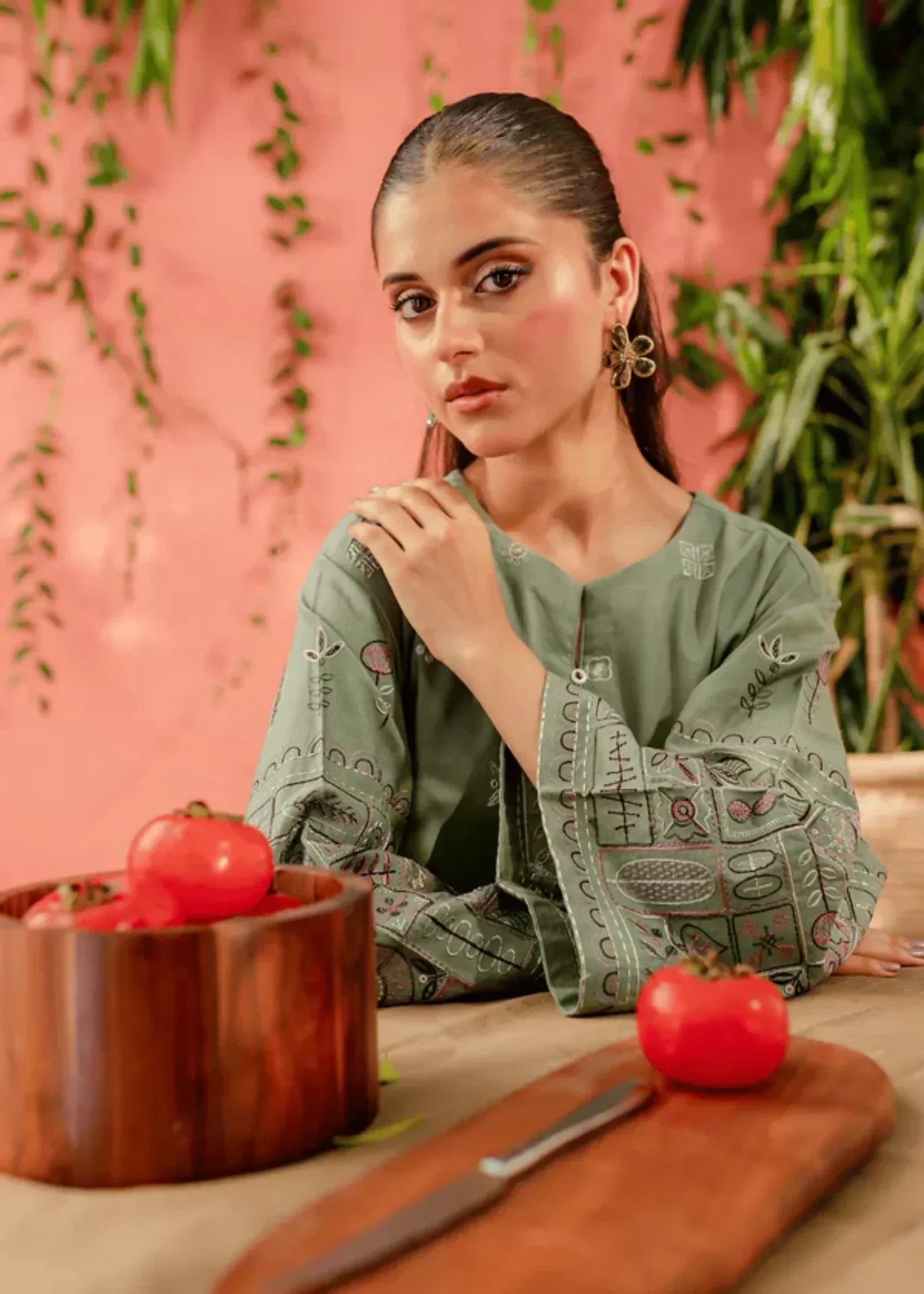 The Turkish Wear JENIFER LAWN KURTA SET Women 2pcs