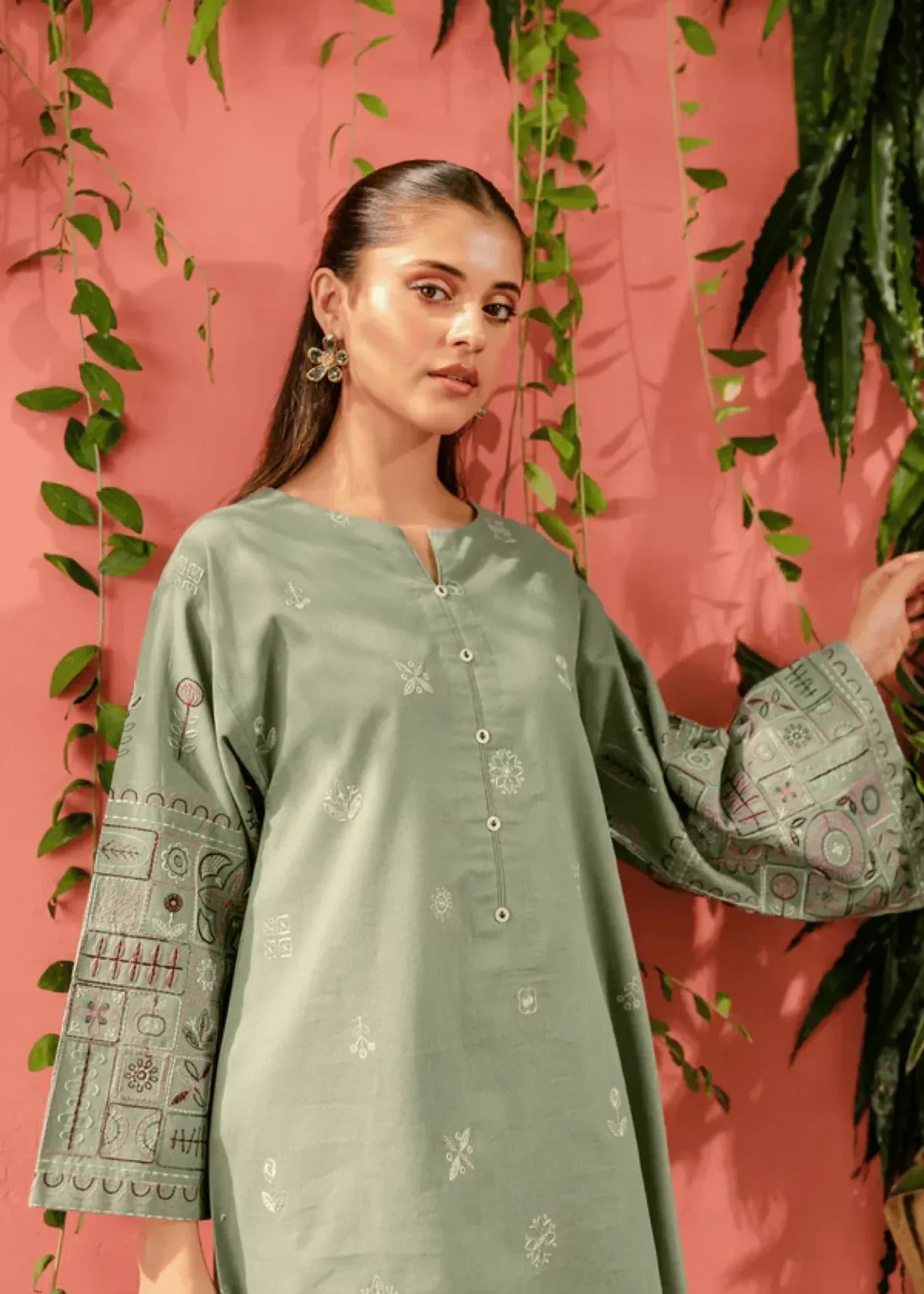 The Turkish Wear JENIFER LAWN KURTA SET Women 2pcs