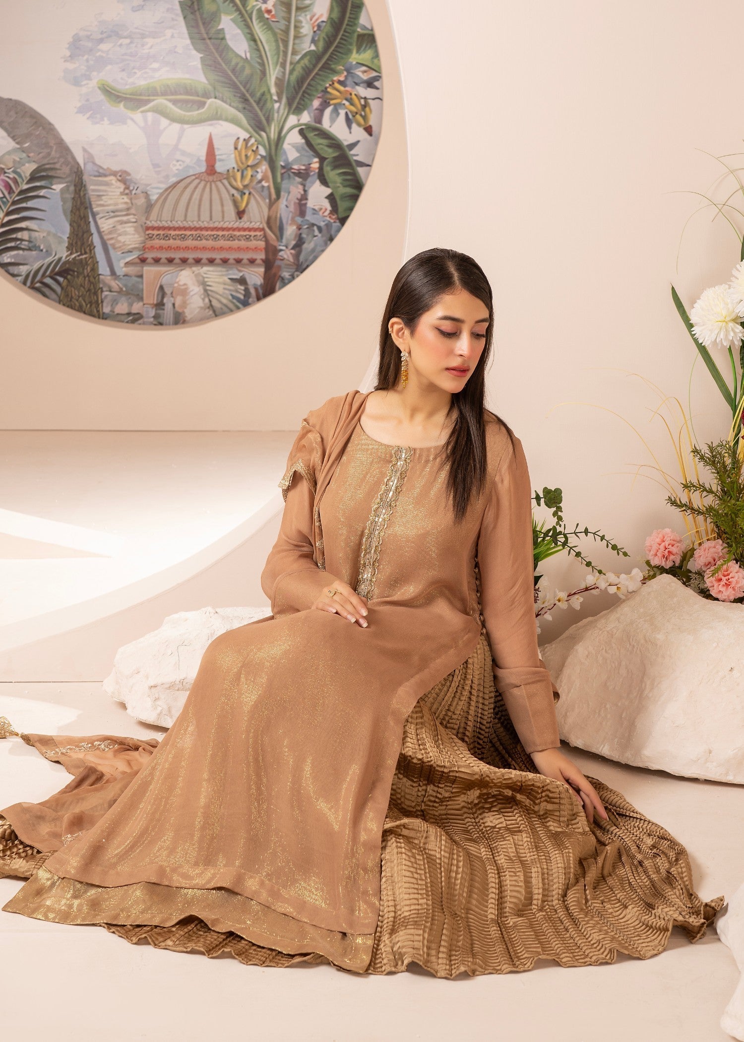 Ray Online Store Gold Midas Maxi Set Women 2pcs