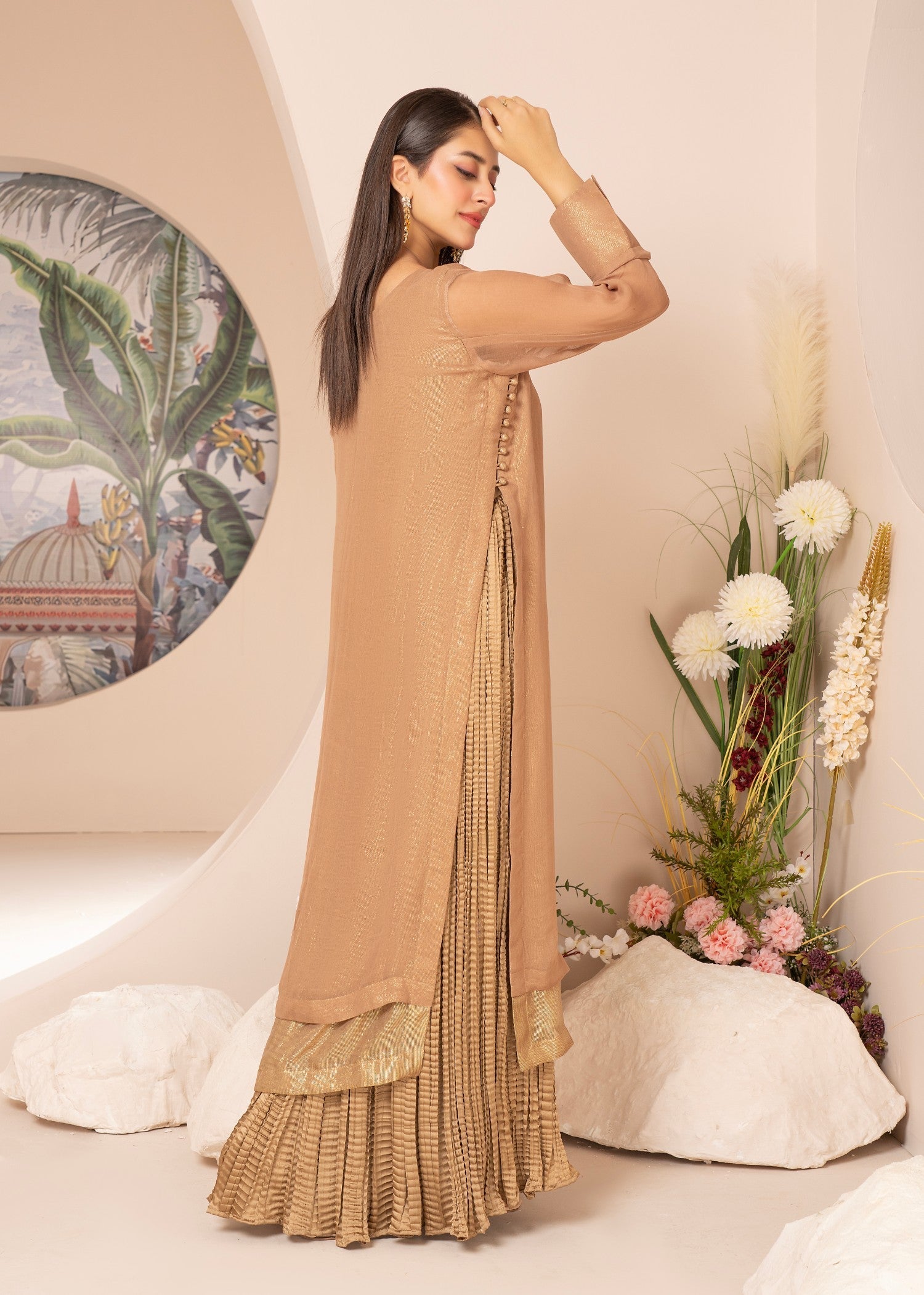 Ray Online Store Gold Midas Maxi Set Women 2pcs