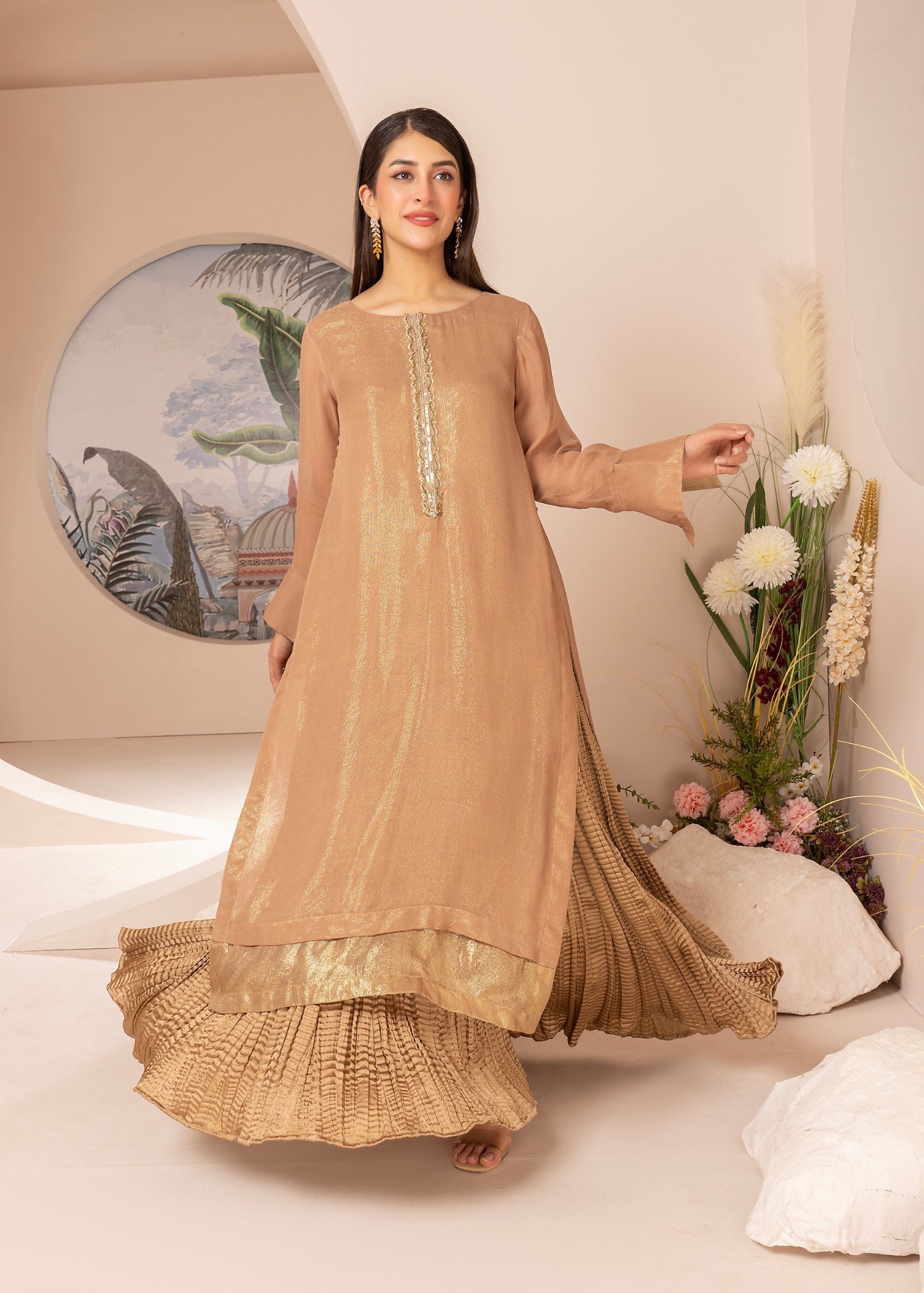 Ray Online Store Gold Midas Maxi Set Women 2pcs