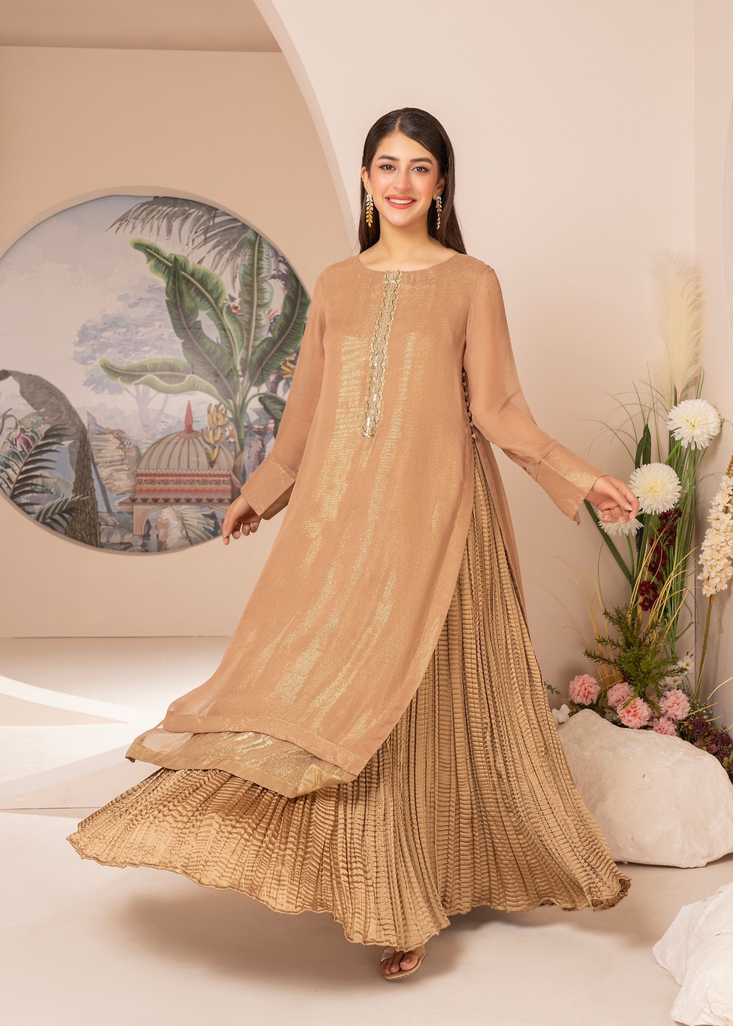 Ray Online Store Gold Midas Maxi Set Women 2pcs