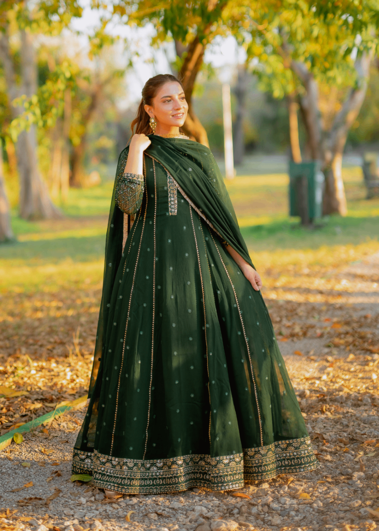 Abaan Zohan Kashish Kaai Green Women 3pcs