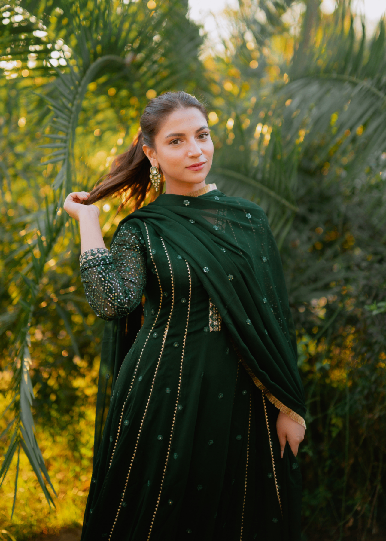 Abaan Zohan Kashish Kaai Green Women 3pcs