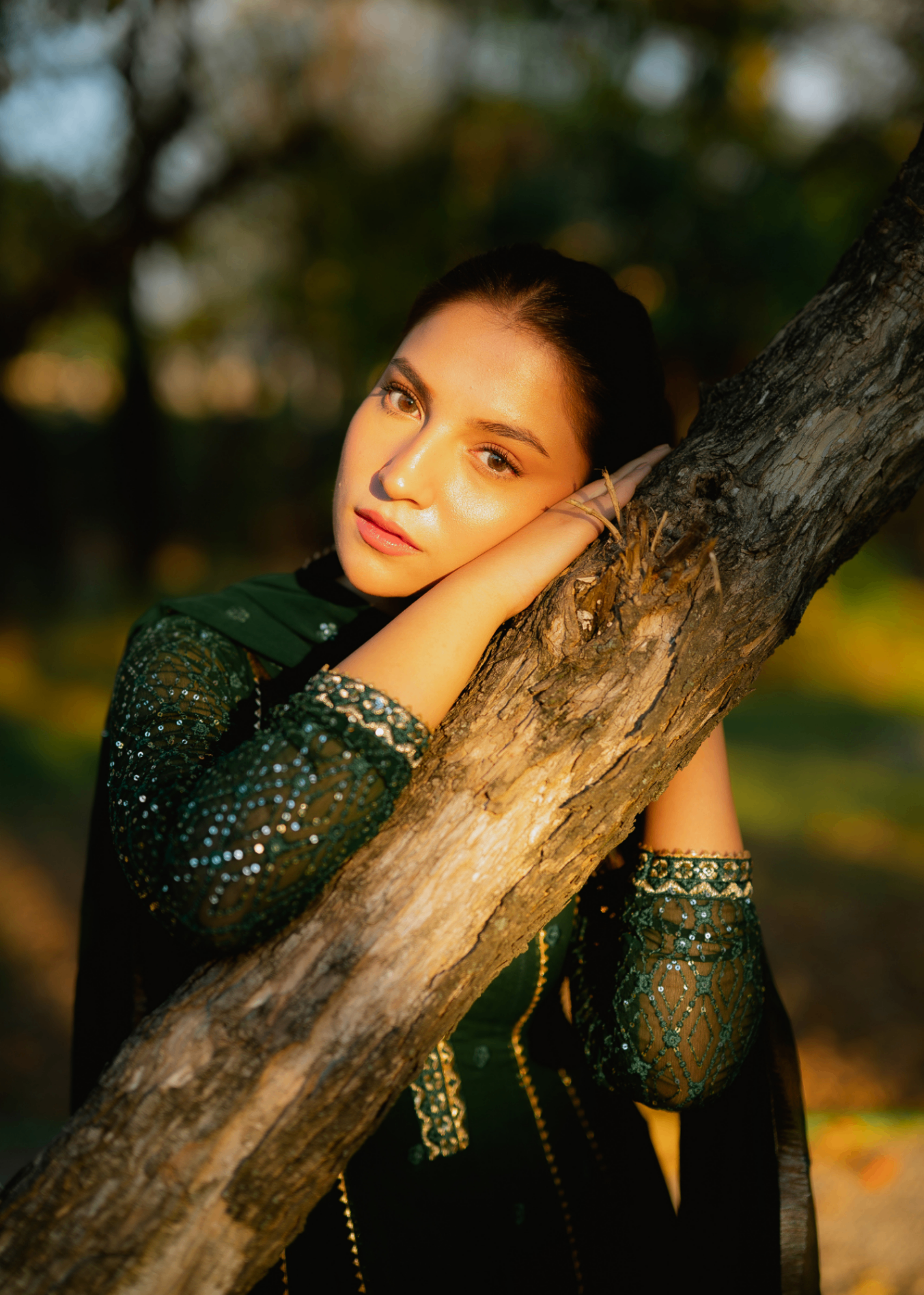 Abaan Zohan Kashish Kaai Green Women 3pcs