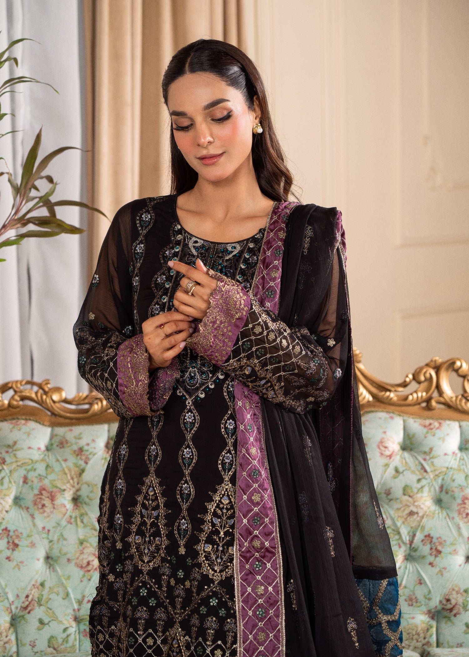 Mah-e-Rooh GJ 1023 BLOON Women 3pcs