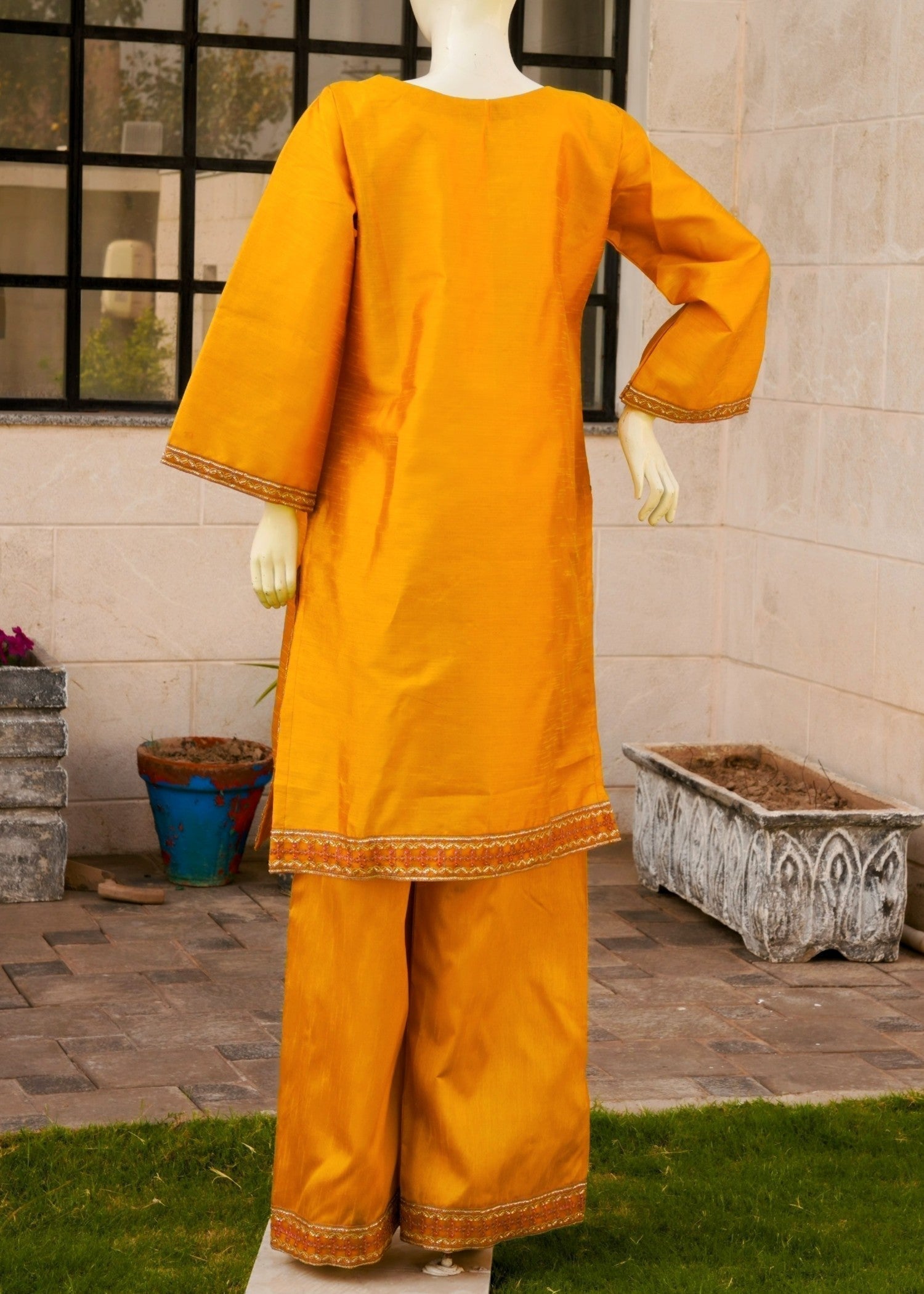 Gulle Eida Farshi mustard Women 3pcs