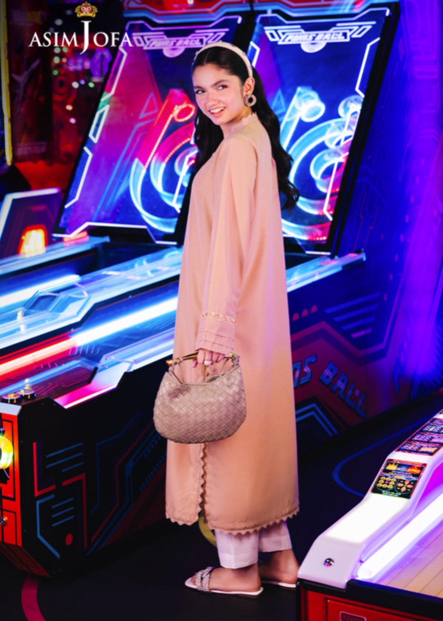 Asim Jofa AJPB 67 EMBROIDERED RAW SILK Women 1pcs