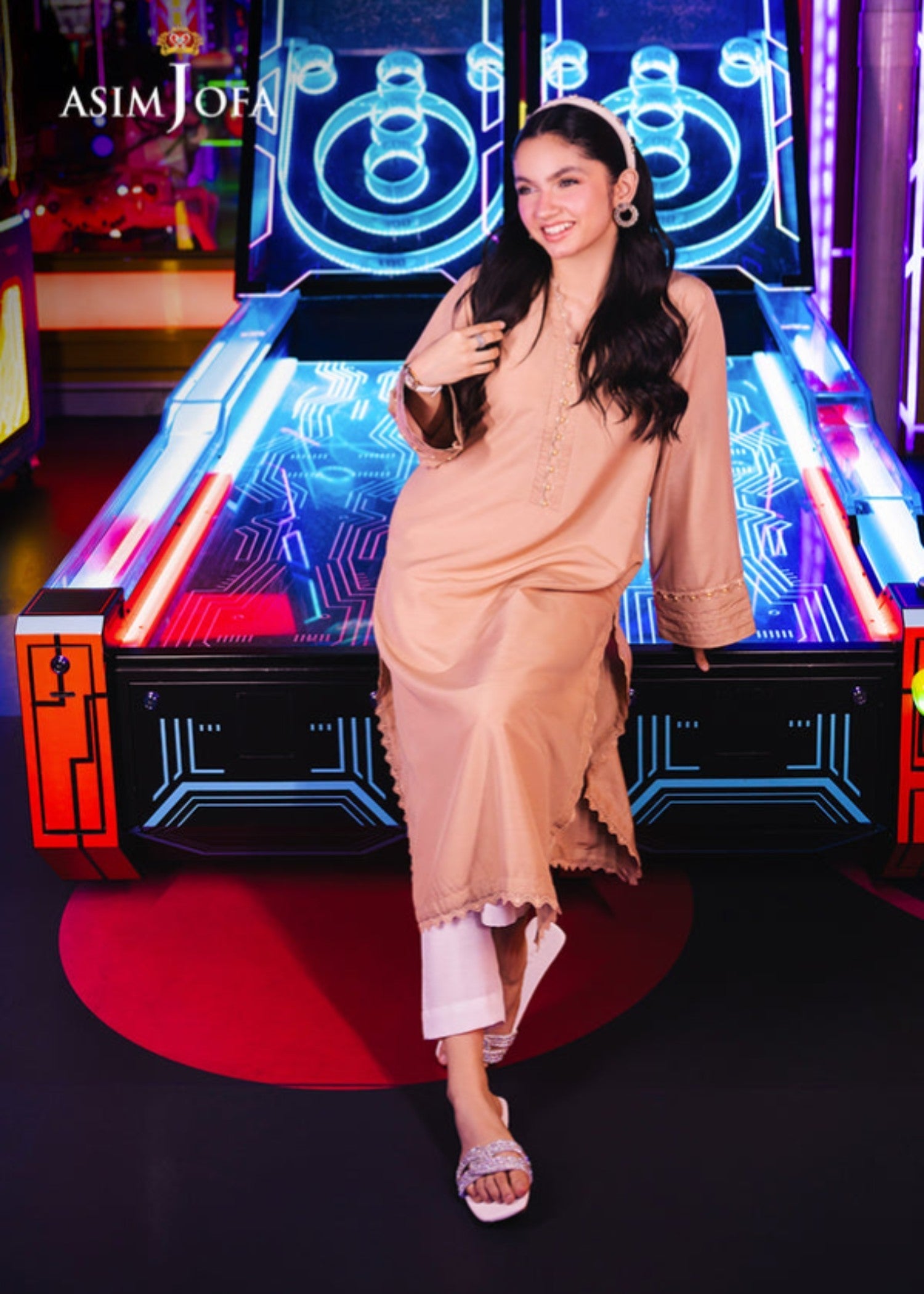 Asim Jofa AJPB 67 EMBROIDERED RAW SILK Women 1pcs