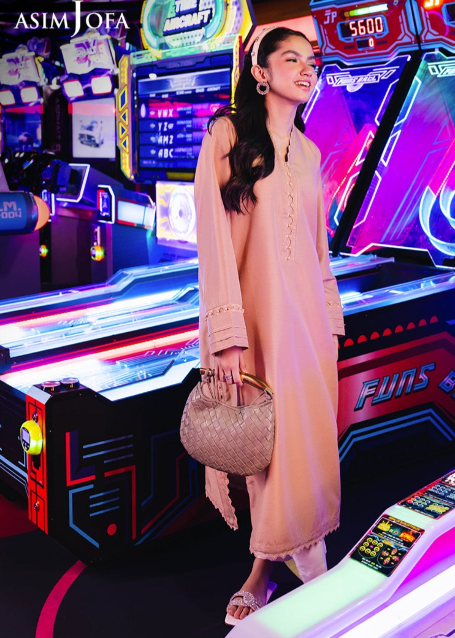 Asim Jofa AJPB 67 EMBROIDERED RAW SILK Women 1pcs