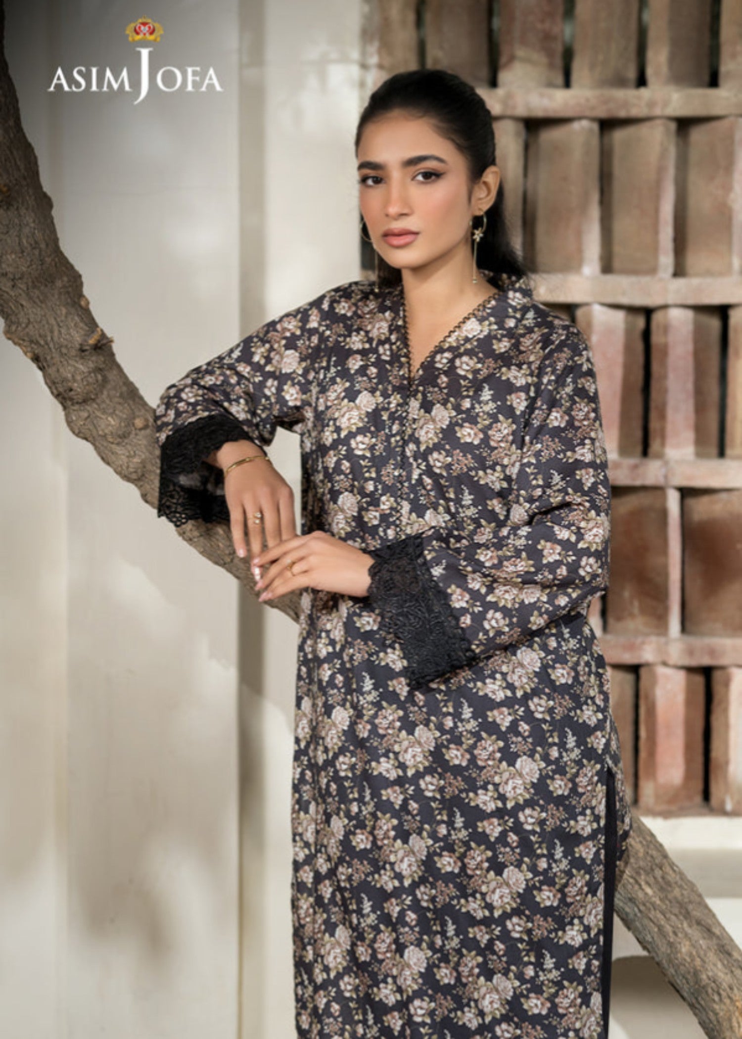 Asim Jofa AJPB 55 PRINTED CAMBRIC Women 1pcs