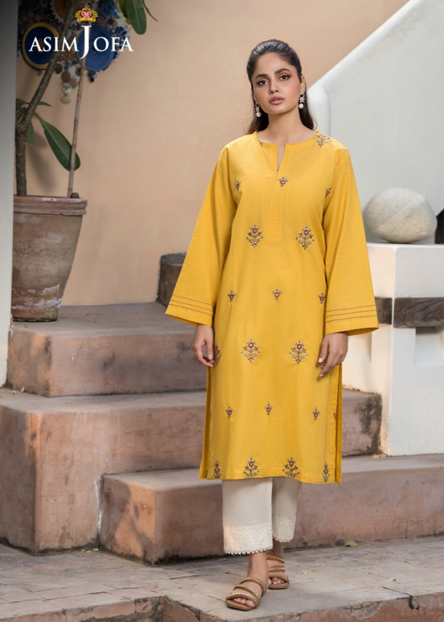 Asim Jofa AJPB 83 EMBROIDERED CAMBRIC Women 1pcs