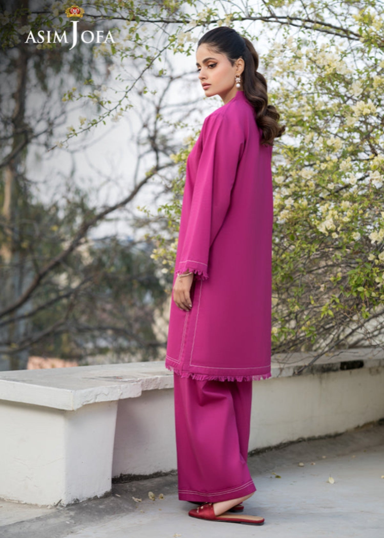 Asim Jofa AJPB 124 DYED CAMBRIC Women 2pcs