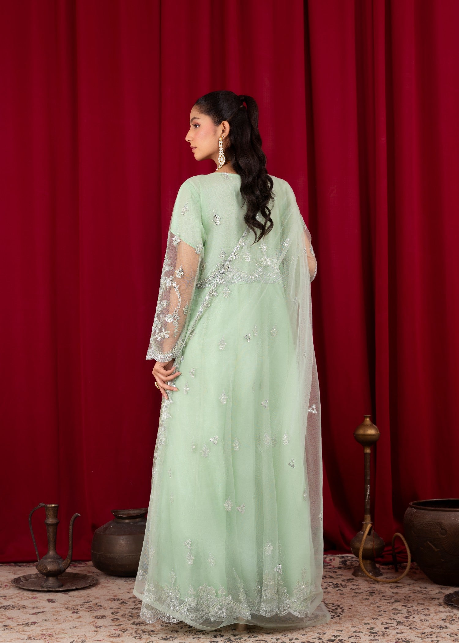 Khuld | Mint Green Women 3pcs