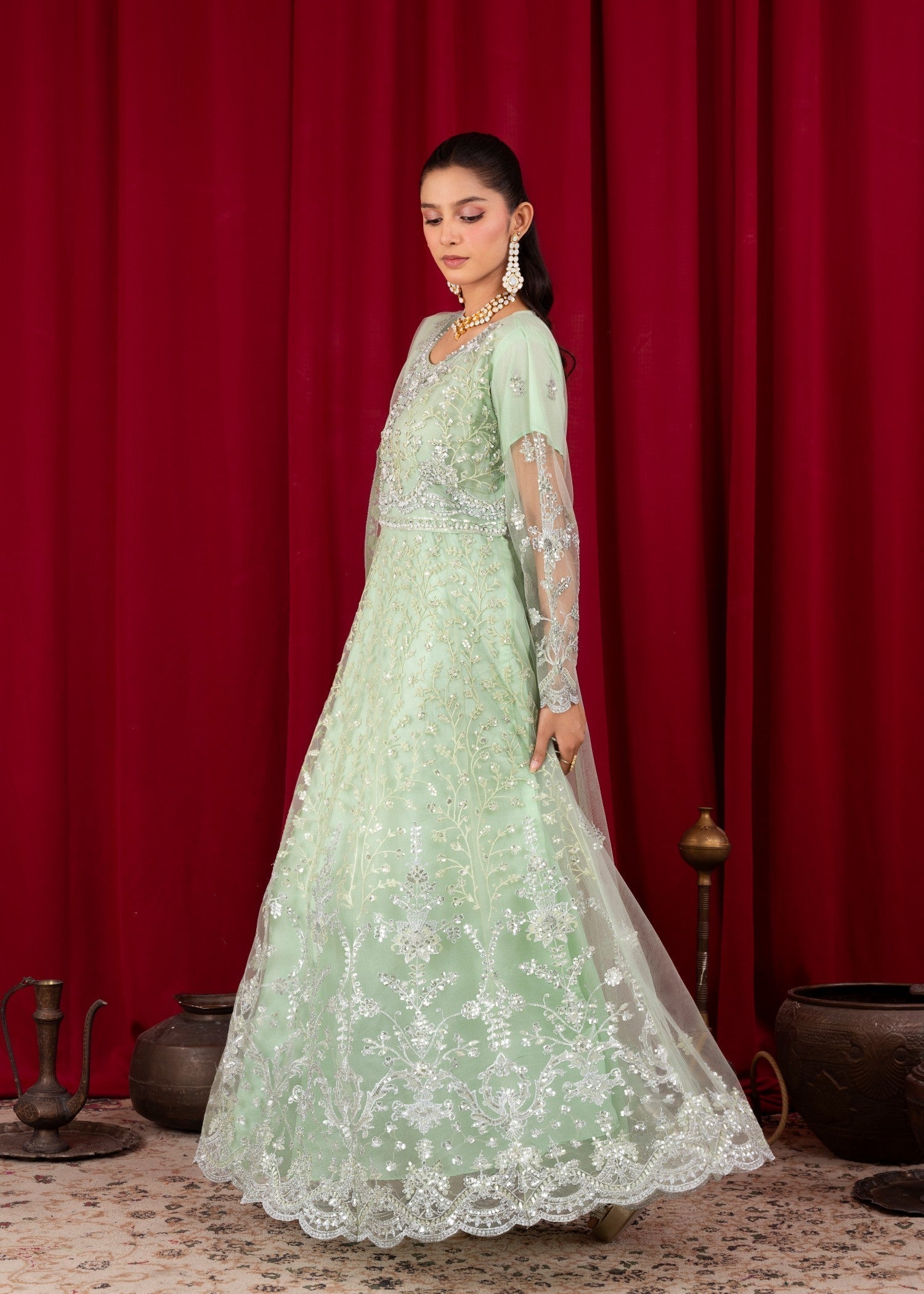 Khuld | Mint Green Women 3pcs