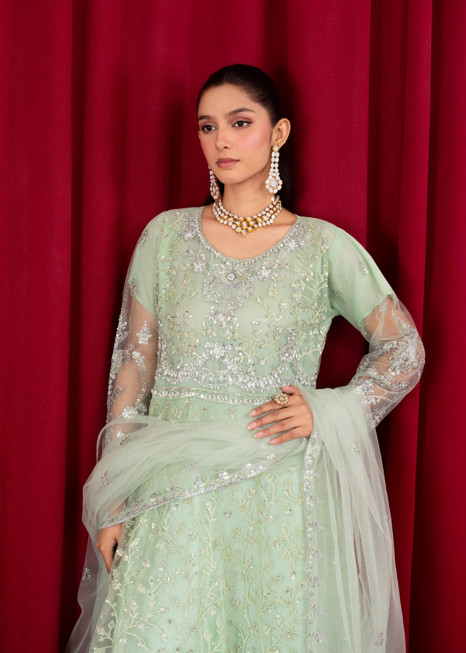 Khuld | Mint Green Women 3pcs