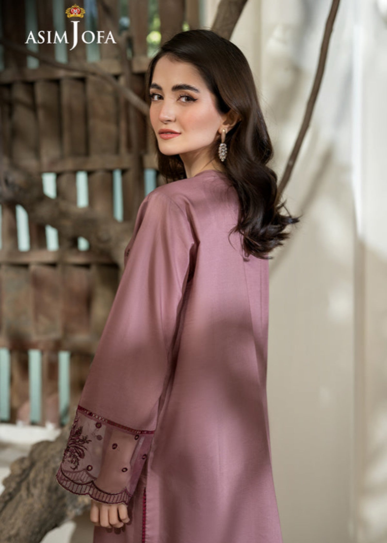 Asim Jofa AJPB 100 EMBROIDERED CAMBRIC Women 2pcs