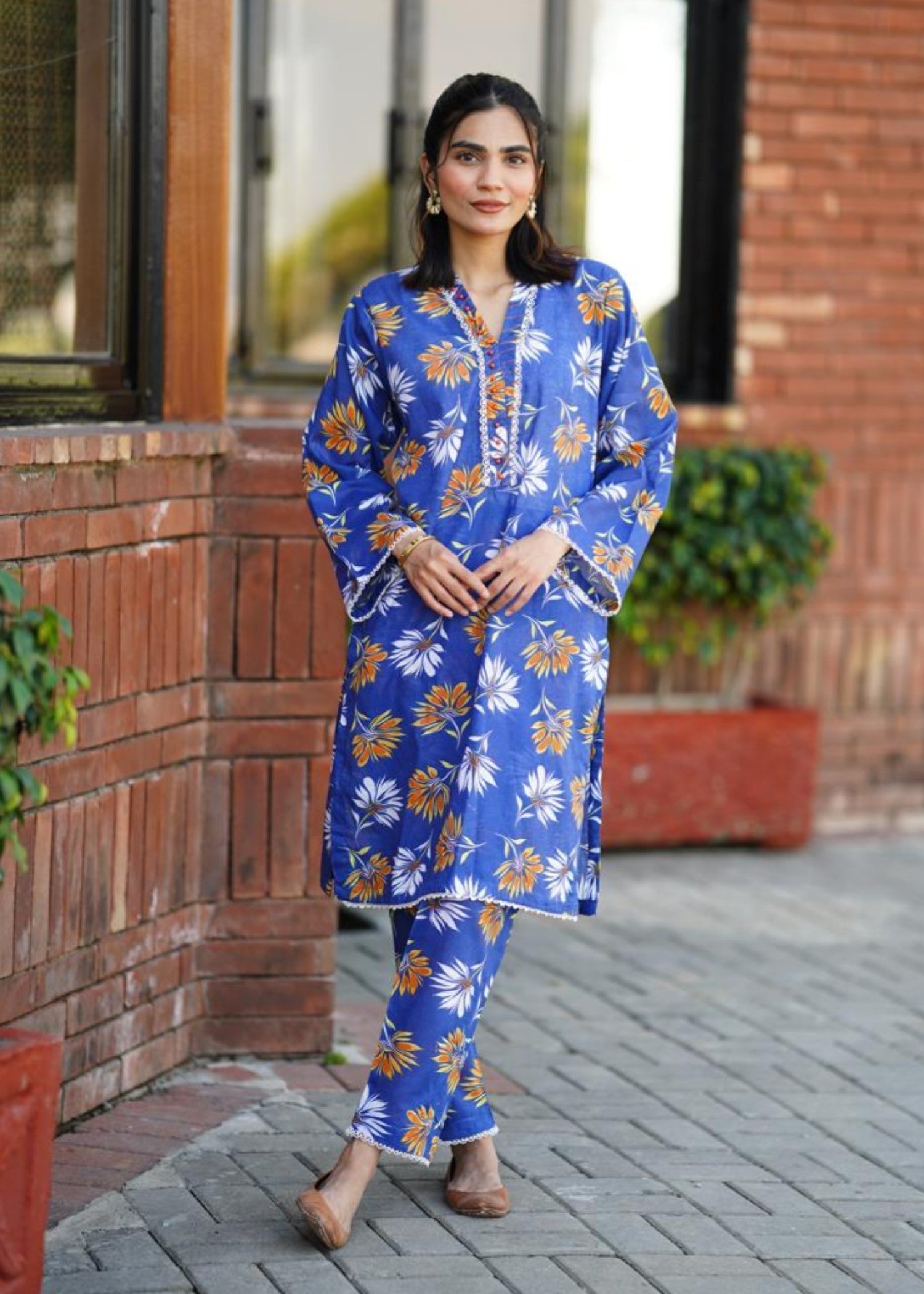 Amna Ali Nawaz Co Ord Set Lawn NIMRA Women 2pcs