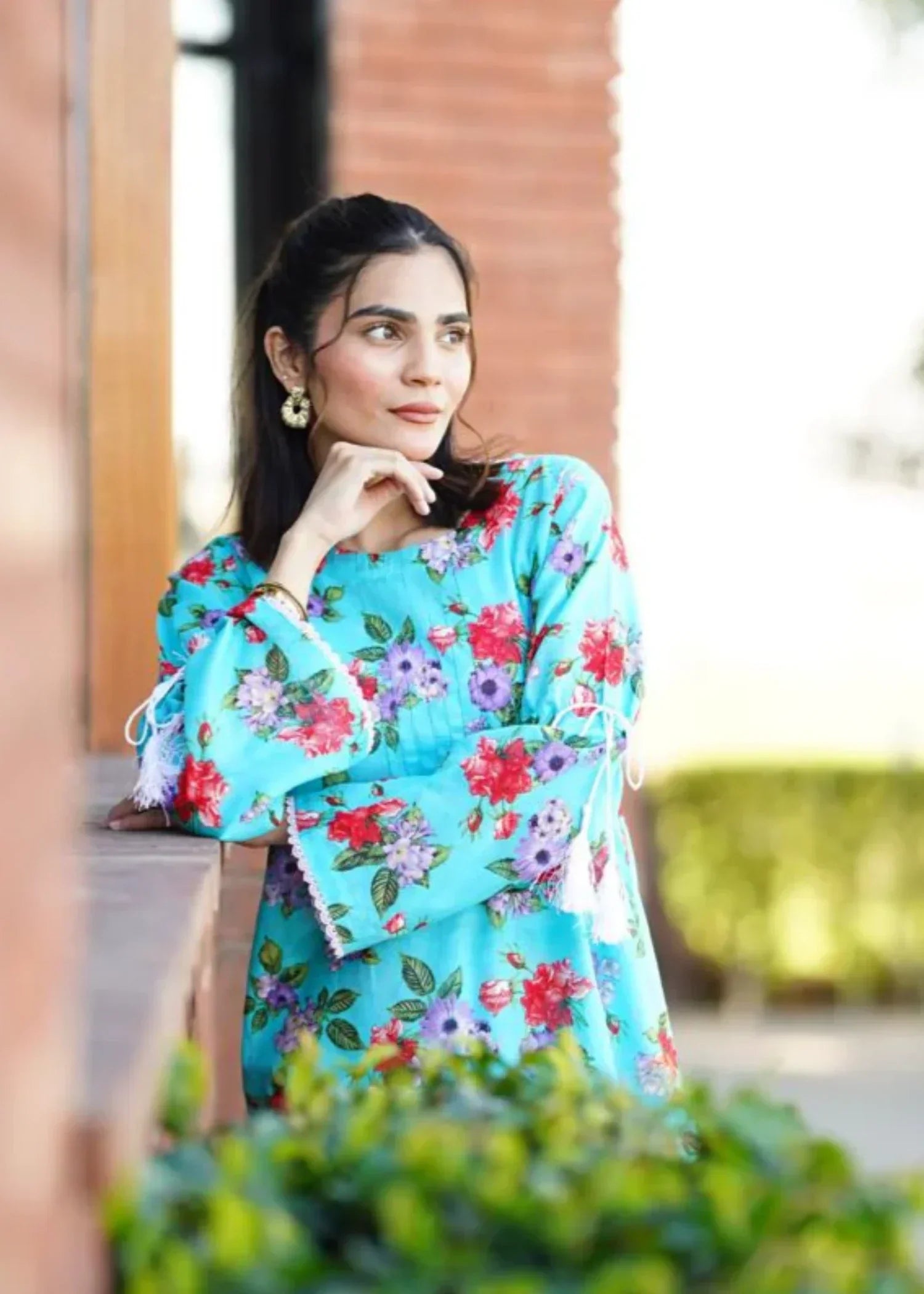 Amna Ali Nawaz Co Ord Set Lawn ZARNISH Women 2pcs