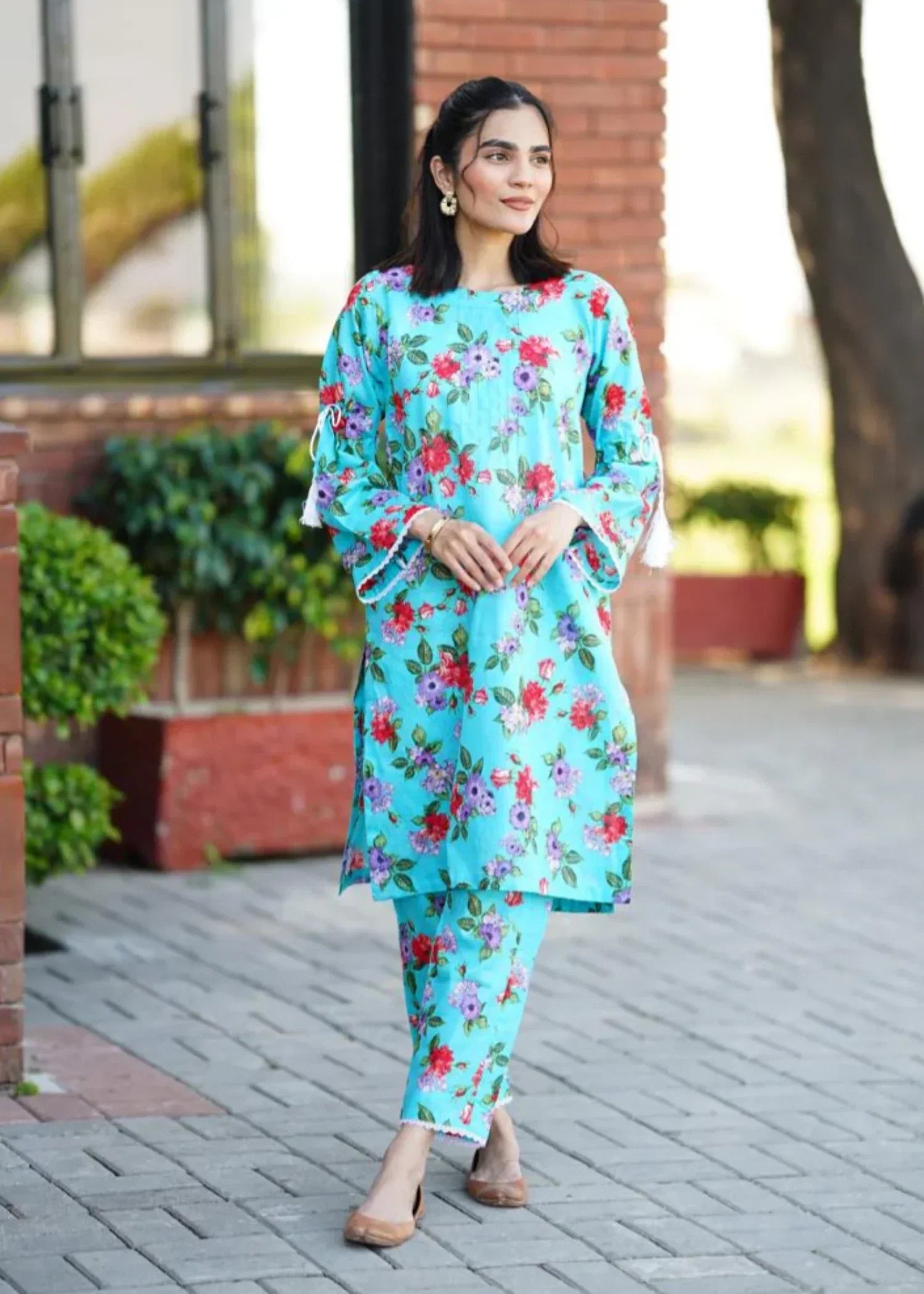 Amna Ali Nawaz Co Ord Set Lawn ZARNISH Women 2pcs