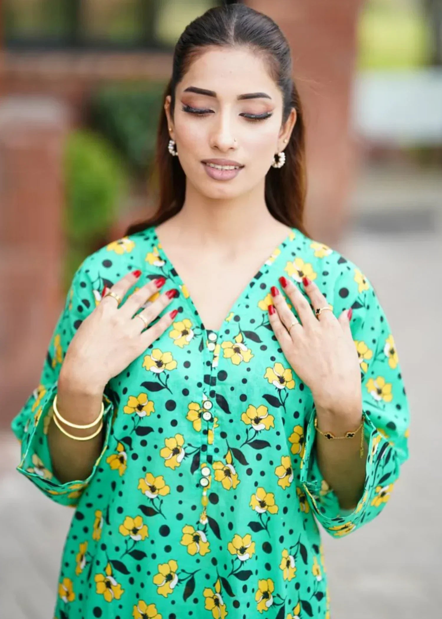 Amna Ali Nawaz Co Ord Set Lawn SEHRISH Women 2pcs