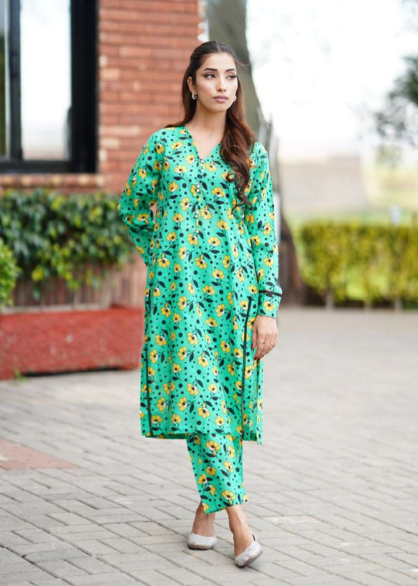 Amna Ali Nawaz Co Ord Set Lawn SEHRISH Women 2pcs