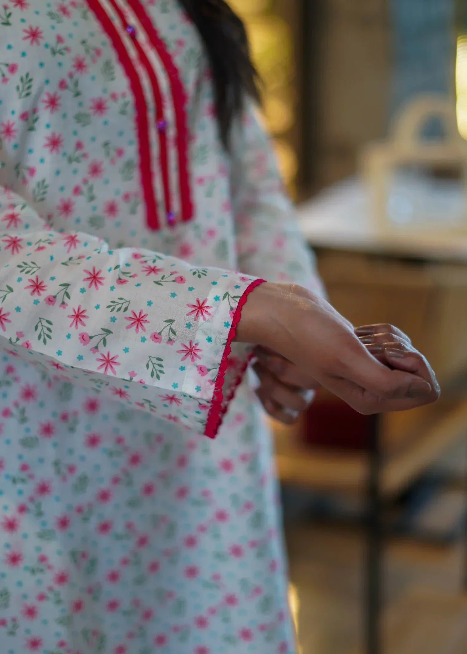 Amna Ali Nawaz Co Ord Set Lawn CHANDNI Women 2pcs