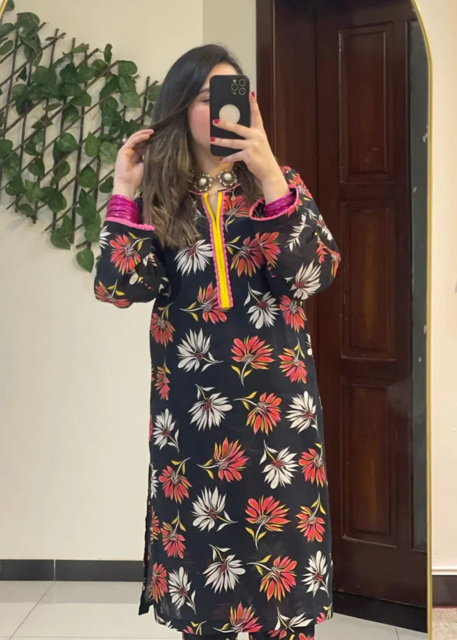 Amna Ali Nawaz Co Ord Set Lawn FLORID Women 2pcs