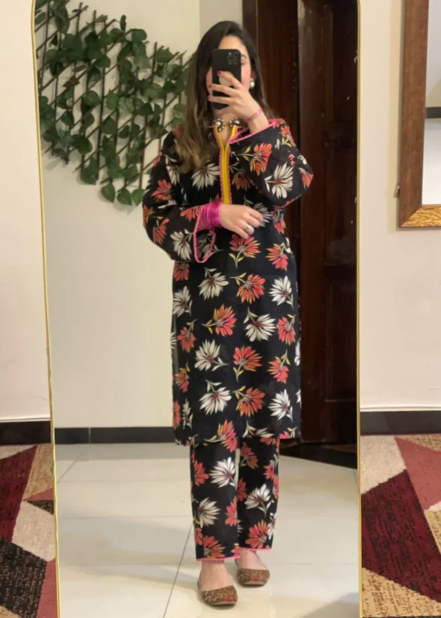 Amna Ali Nawaz Co Ord Set Lawn FLORID Women 2pcs