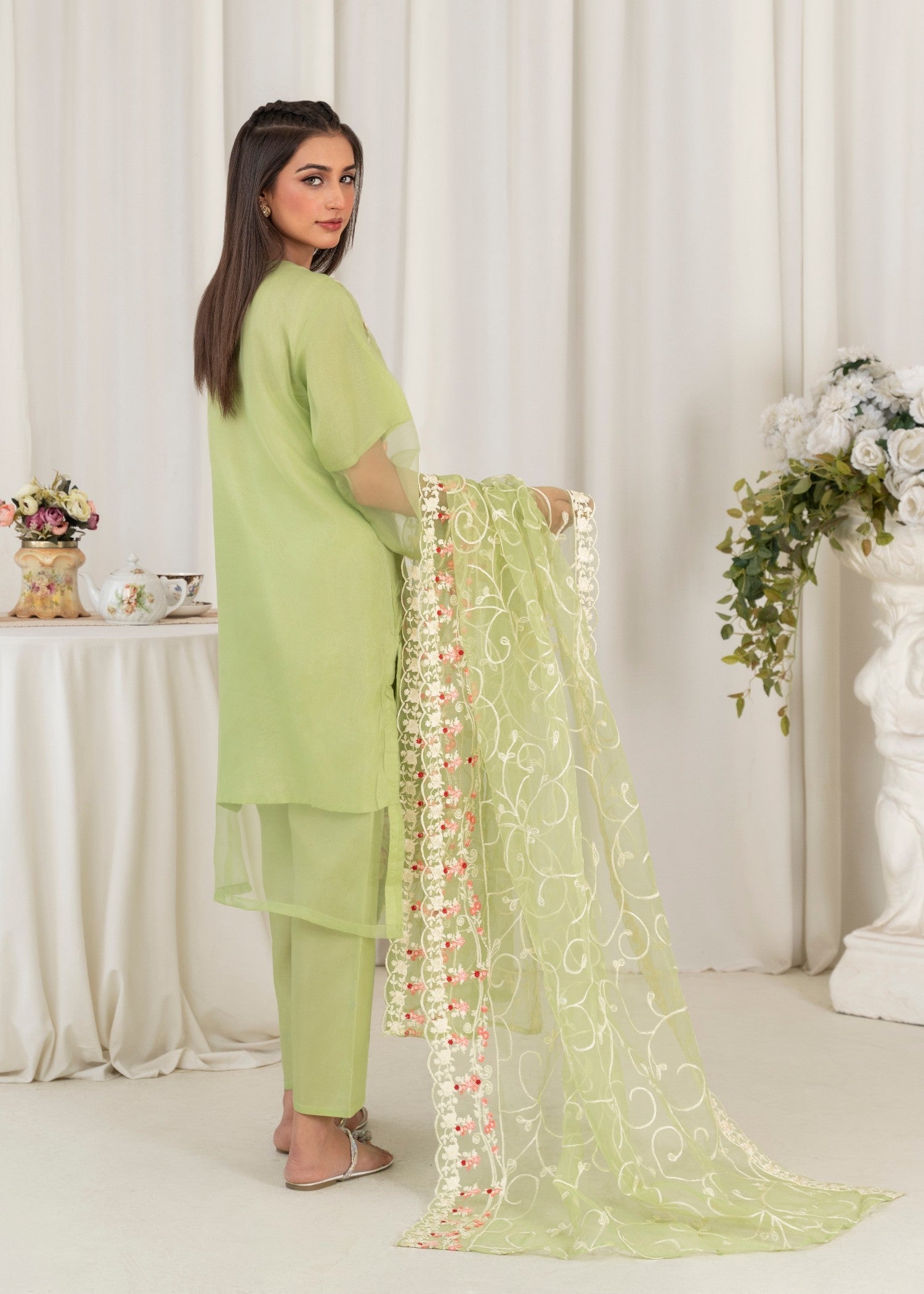 Shefoze Clothing Fancy malti embroidery Women 3pcs