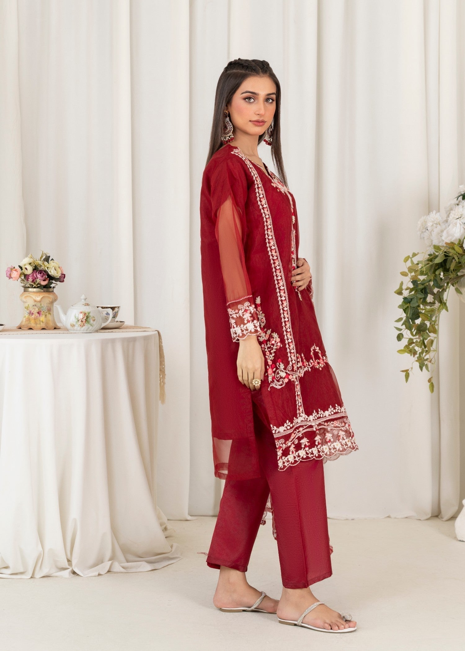 Shefoze Clothing Fancy maria mer embroidery Women 3pcs