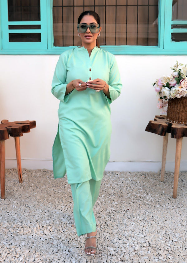 Tng (The Next Generation) Haniya Co Ord Set | Sea Green Women 2pcs