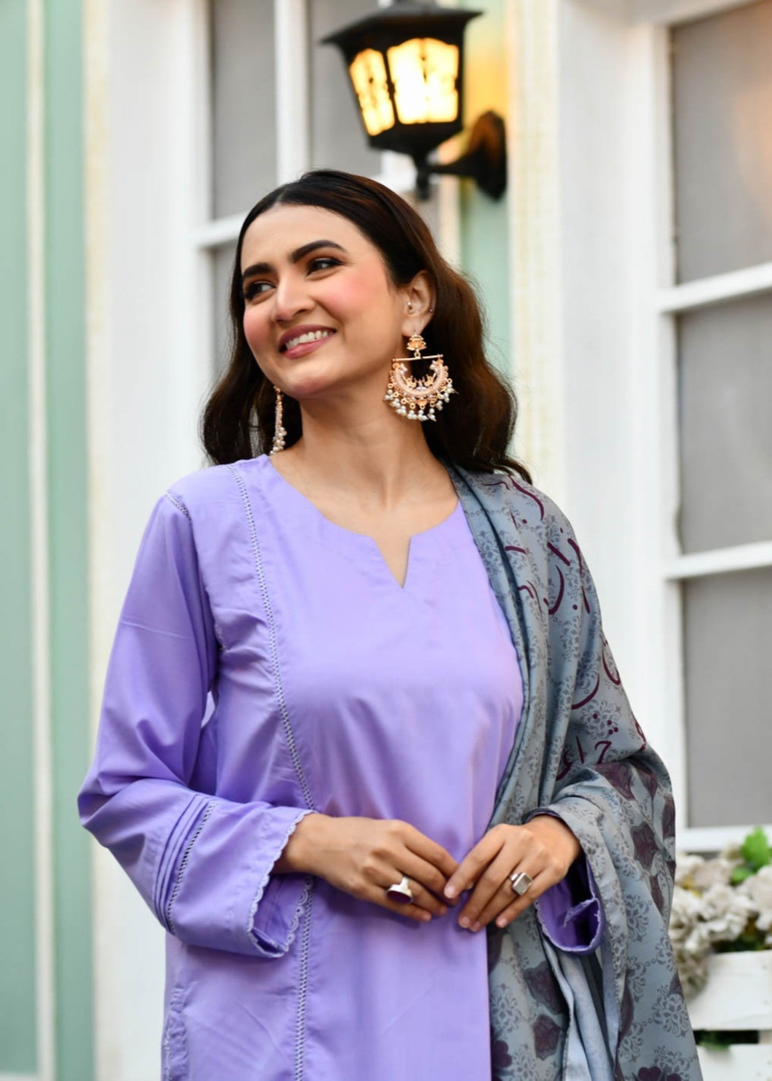 Tng (The Next Generation) Rooja Co Ord Set | Lilac Women 2pcs