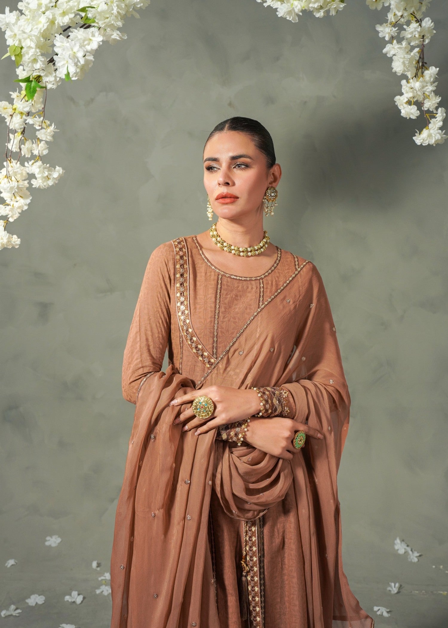 Mayal Feroze ZC 925 26 Mocha Women 3pcs