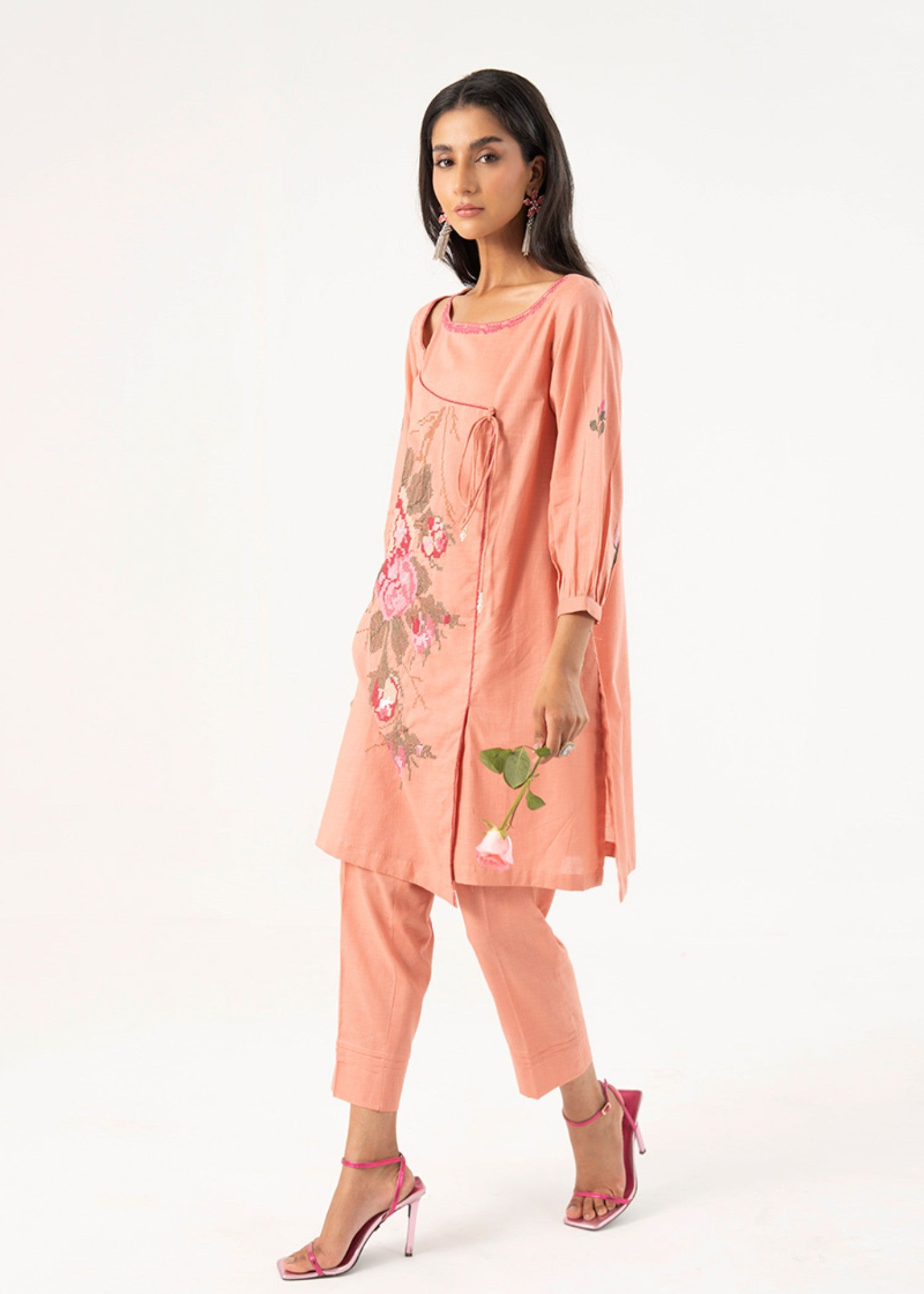 Kross Kulture Embroidered Cotton Lawn Suit Women 2pcs