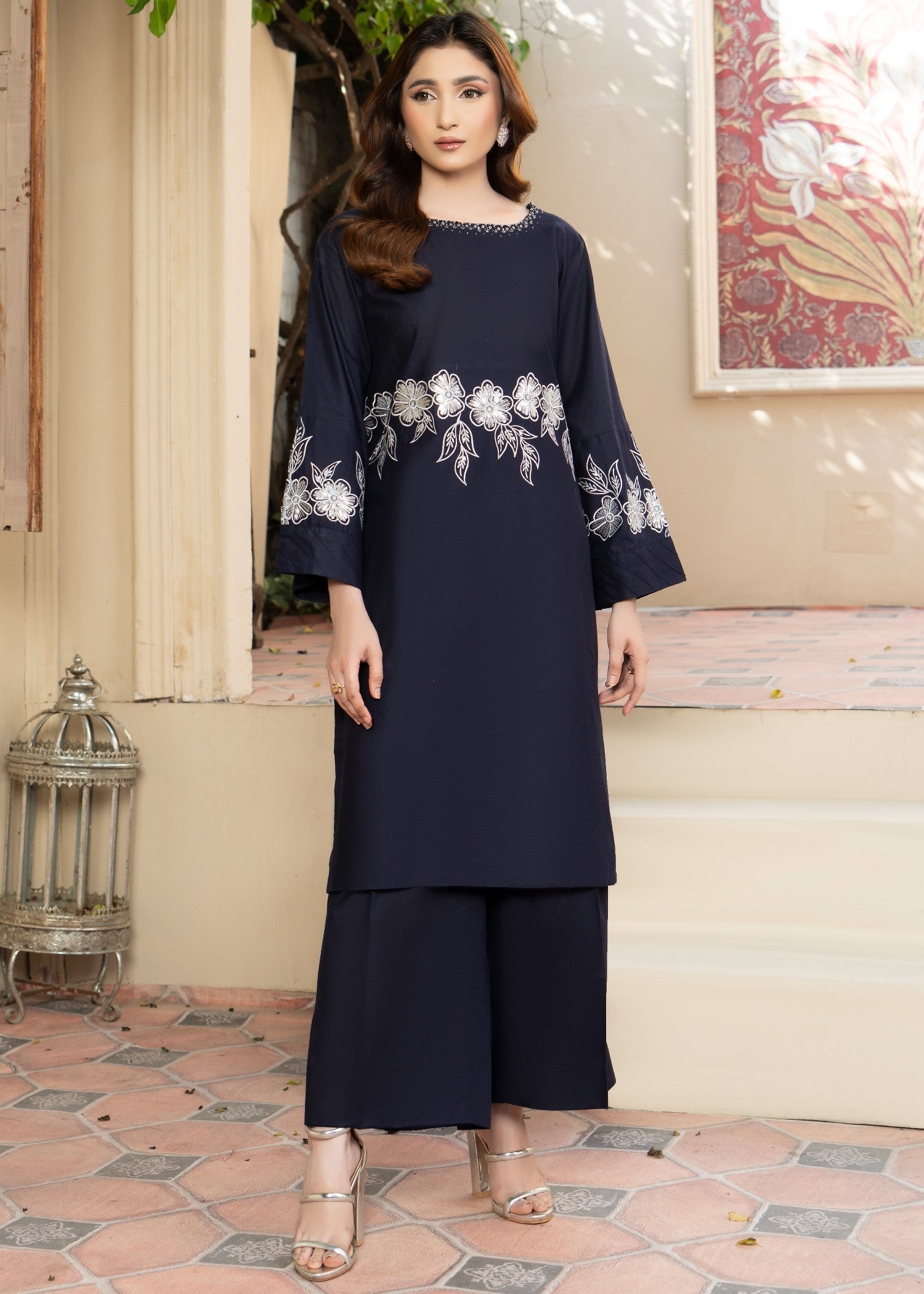 Sahibas By Mirza Paras Navy Women 2pcs
