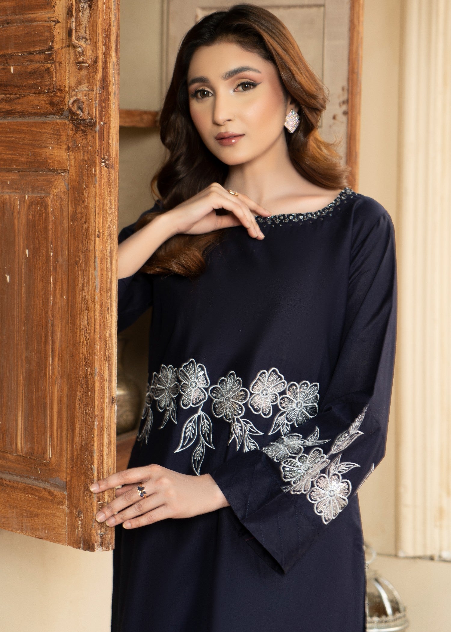 Sahibas By Mirza Paras Navy Women 2pcs