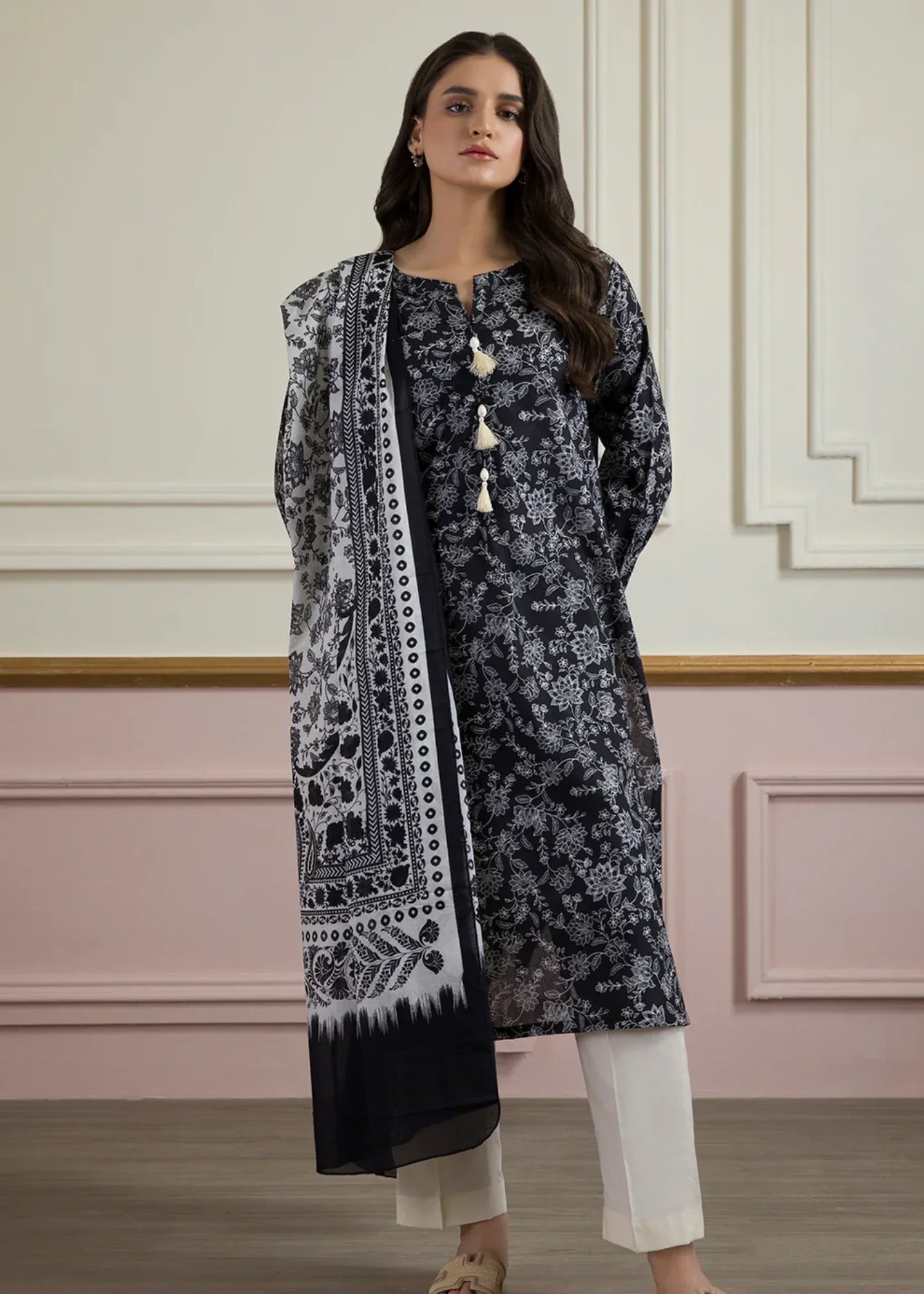 Zellbury WPS2522289 black Women 2pcs