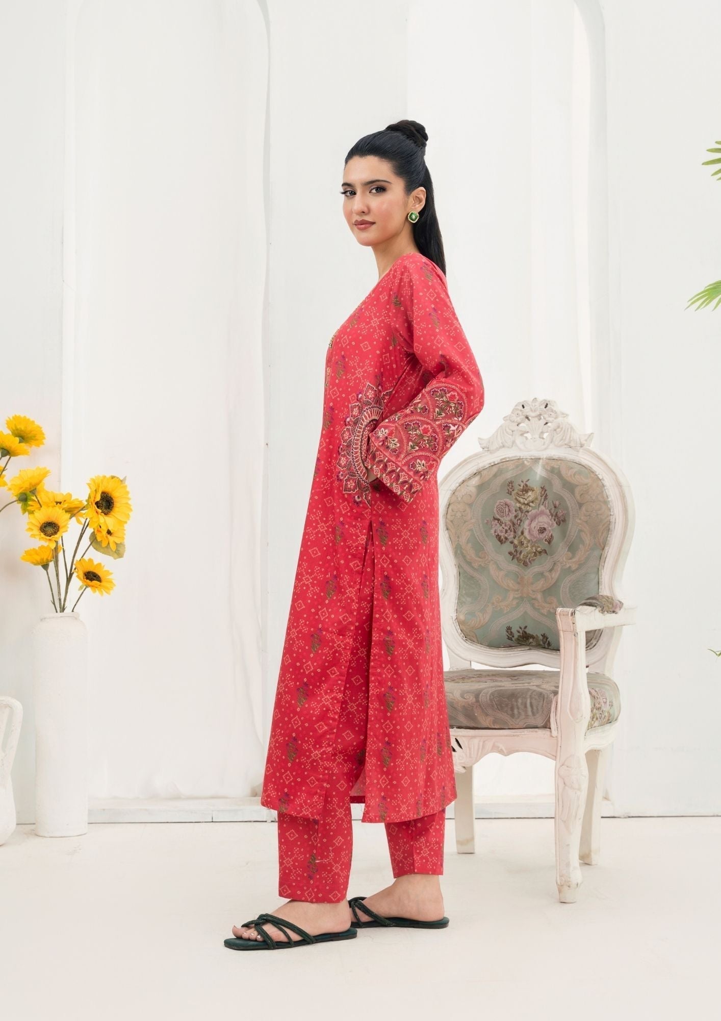 Alfatah Pret Printed Lawn with Embroidery GULZAAR S25 0004 Women 2pcs