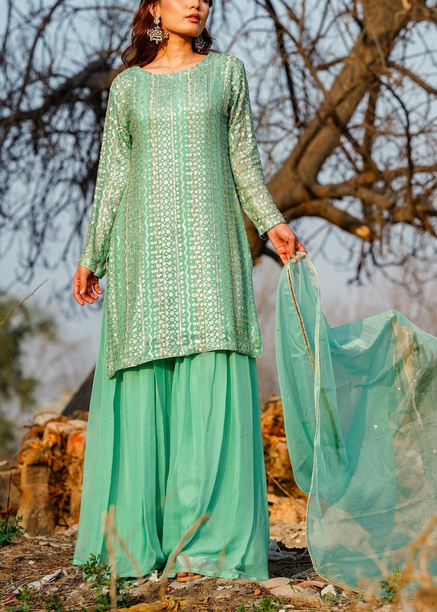 Fashion Trends 4 U Mehnaz Women 3pcs