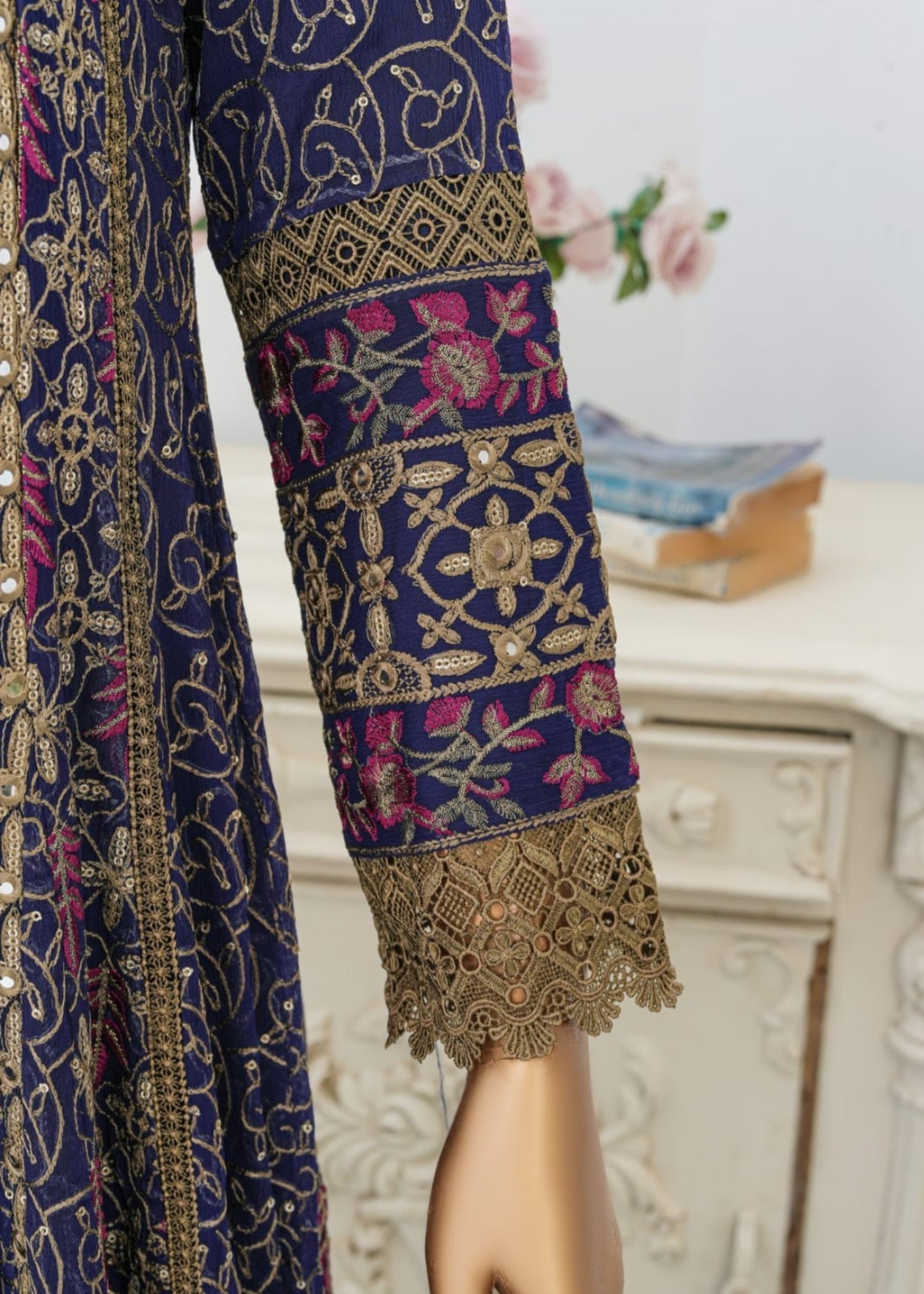 Ahmed Creations AYZEL BLUE Women 3pcs