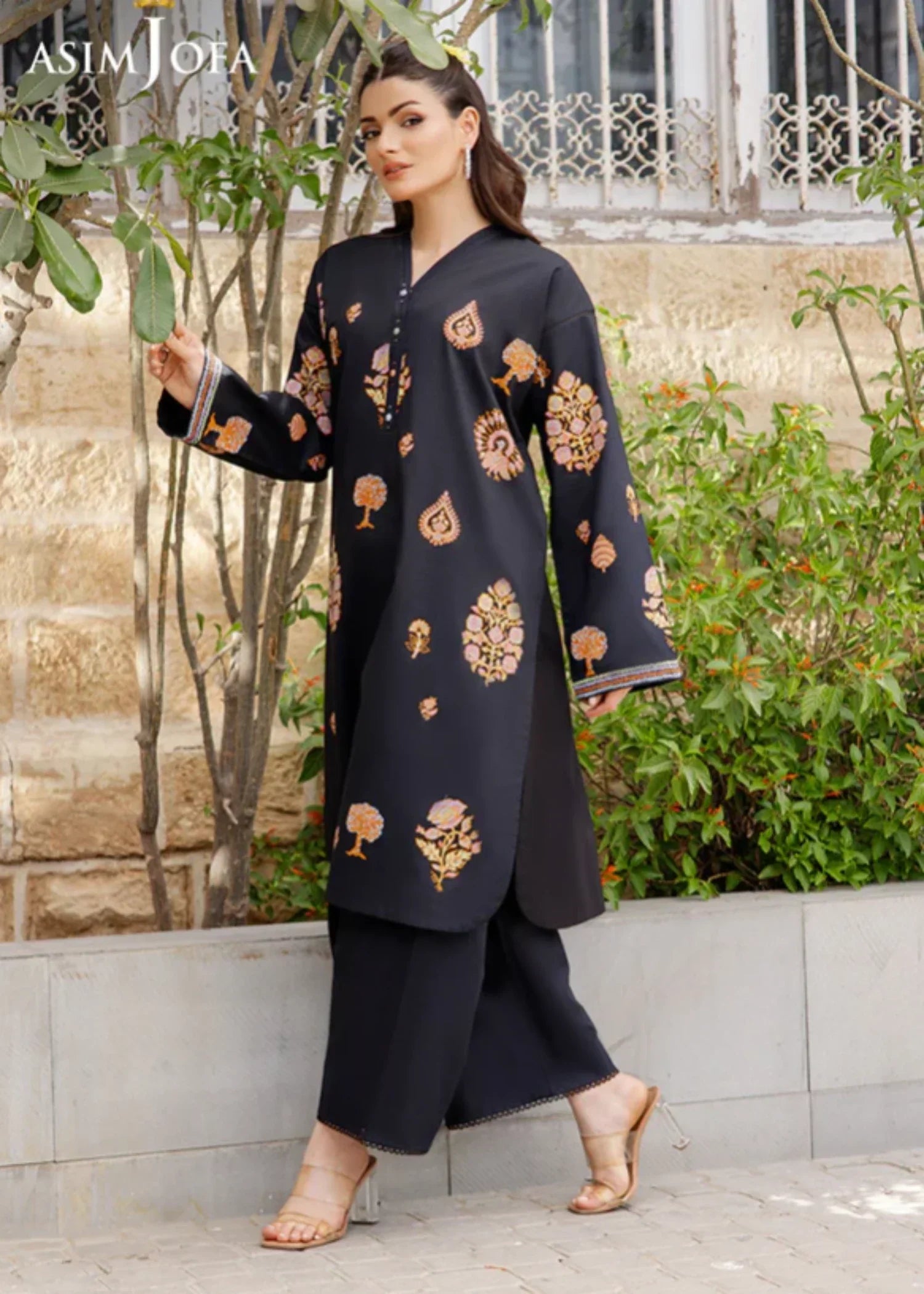 Asim Jofa AJPB 192 PRINTED CAMBRIC STITCHED Women 2pcs