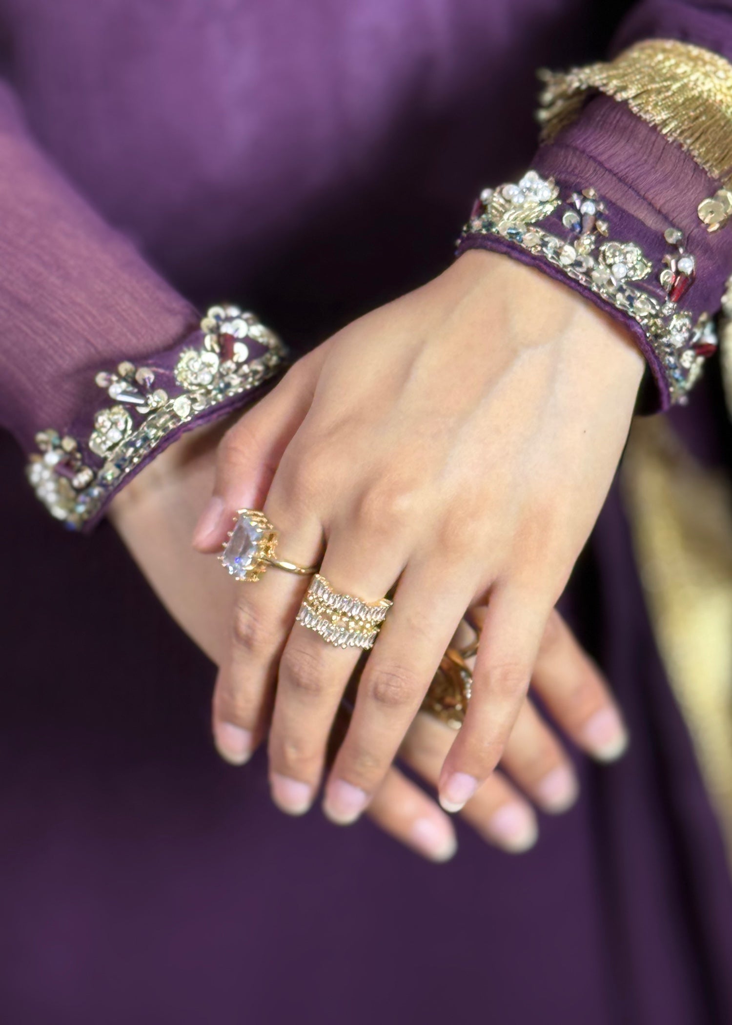 Suits By Sadia Purple crush Women 3pcs