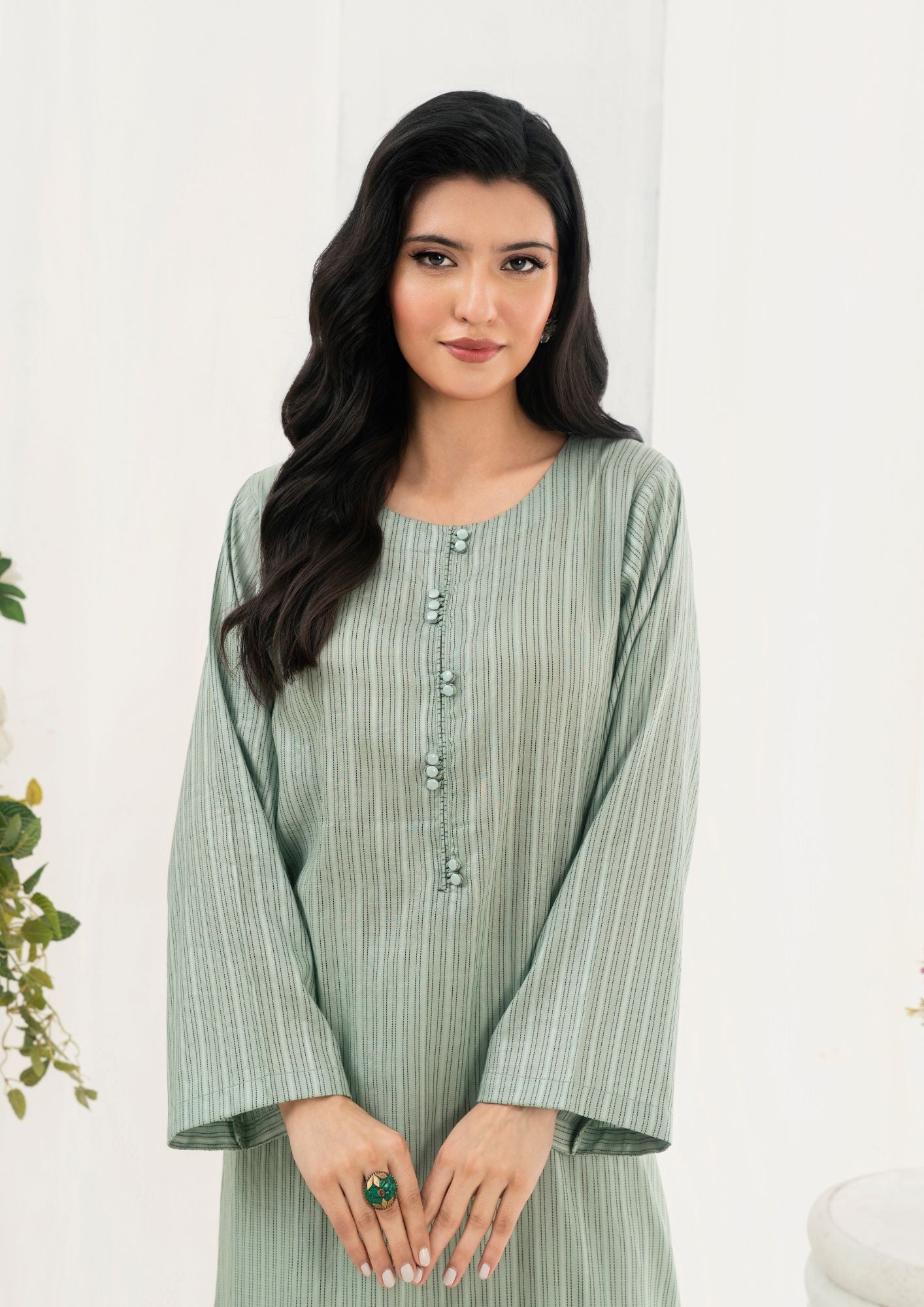 Yolo Pret Bubble Lawn Tunic BUB B25 0001 Women 1pcs