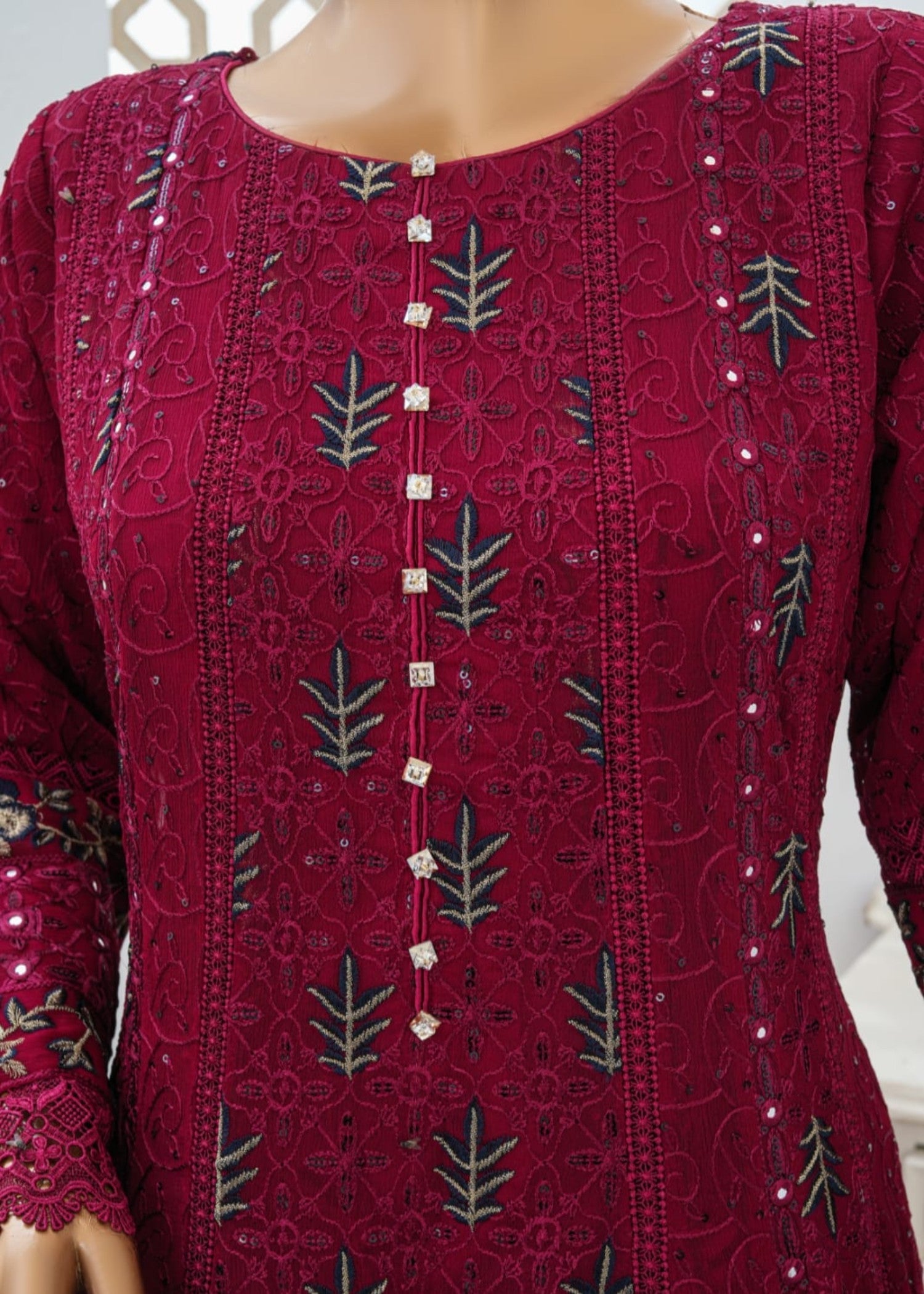 Ahmed Creations AYZEL RED Women 3pcs