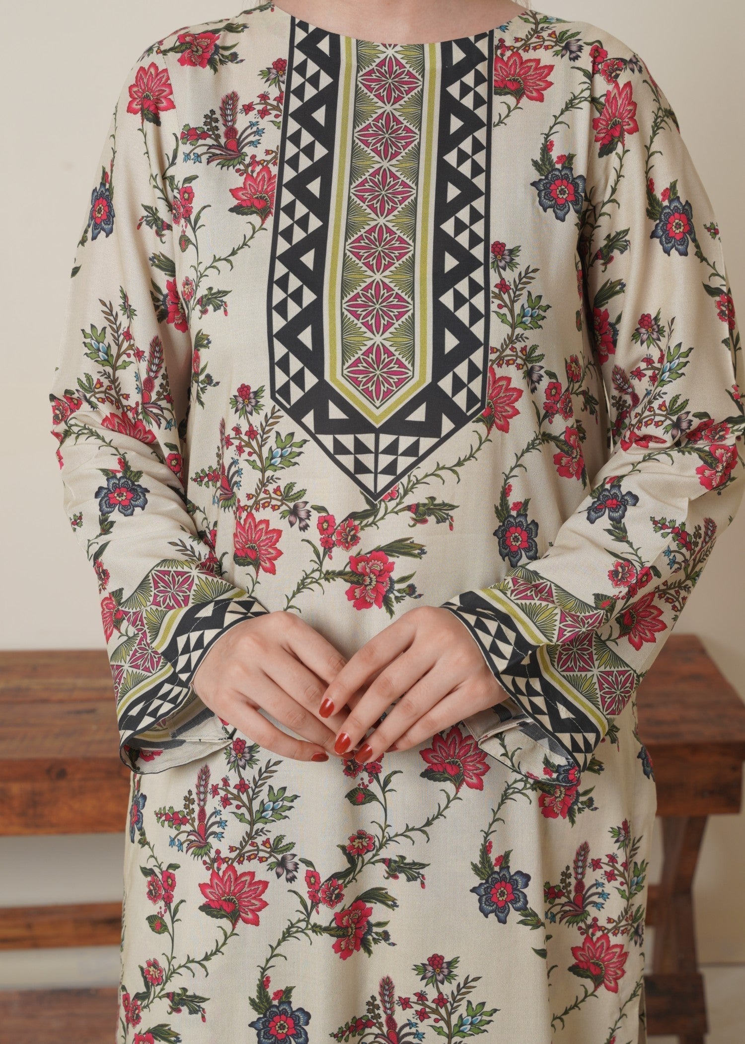 Aroshlay Linen Dress 7 | Unstitched Women 3pcs